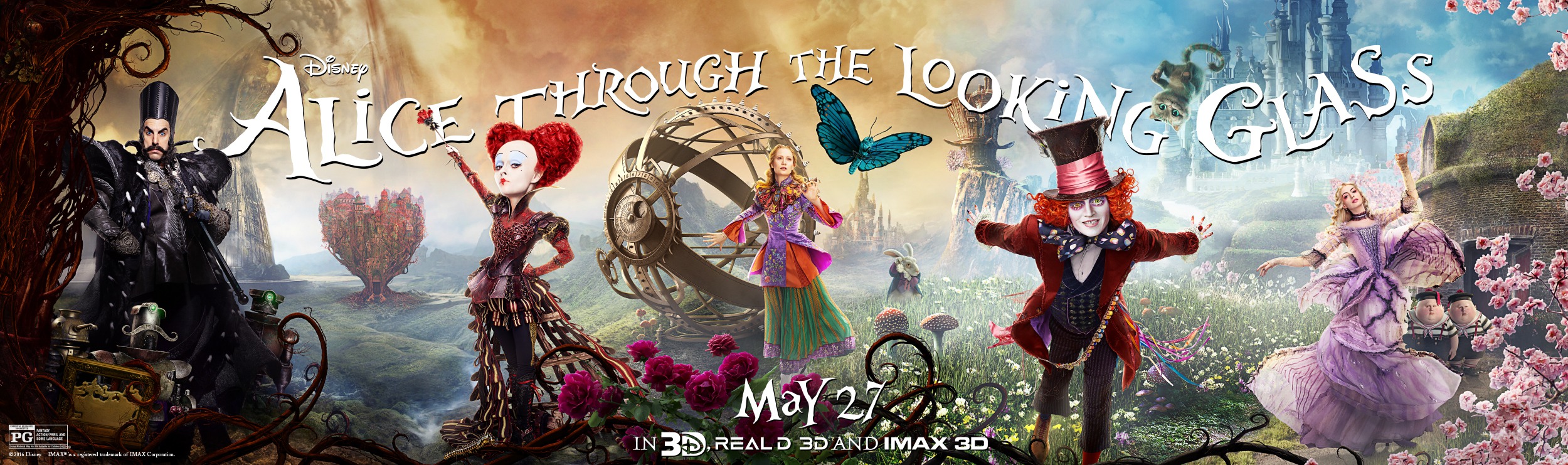 Mega Sized Movie Poster Image for Alice Through the Looking Glass (#20 of 24)
