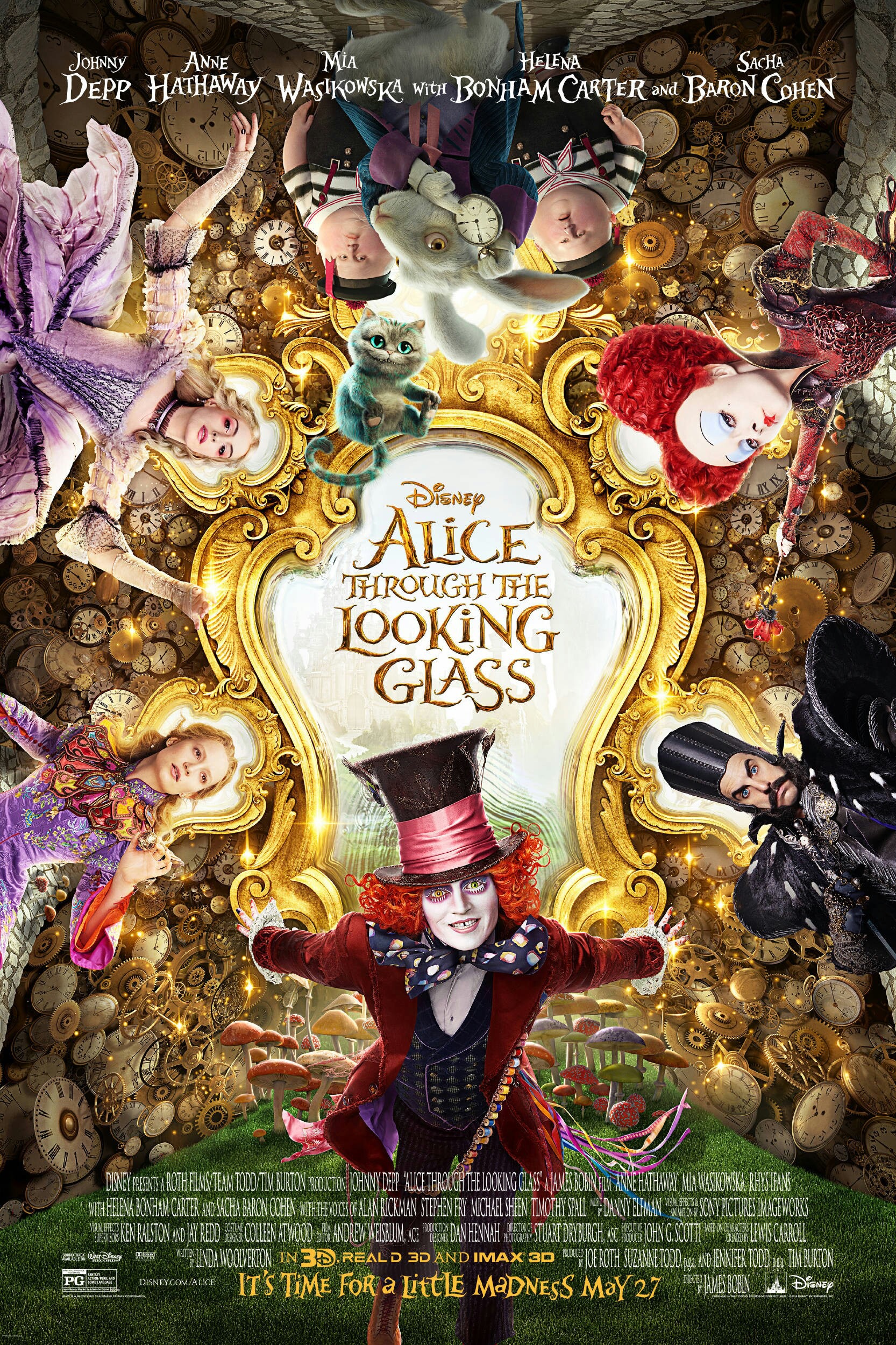 Mega Sized Movie Poster Image for Alice Through the Looking Glass (#8 of 24)