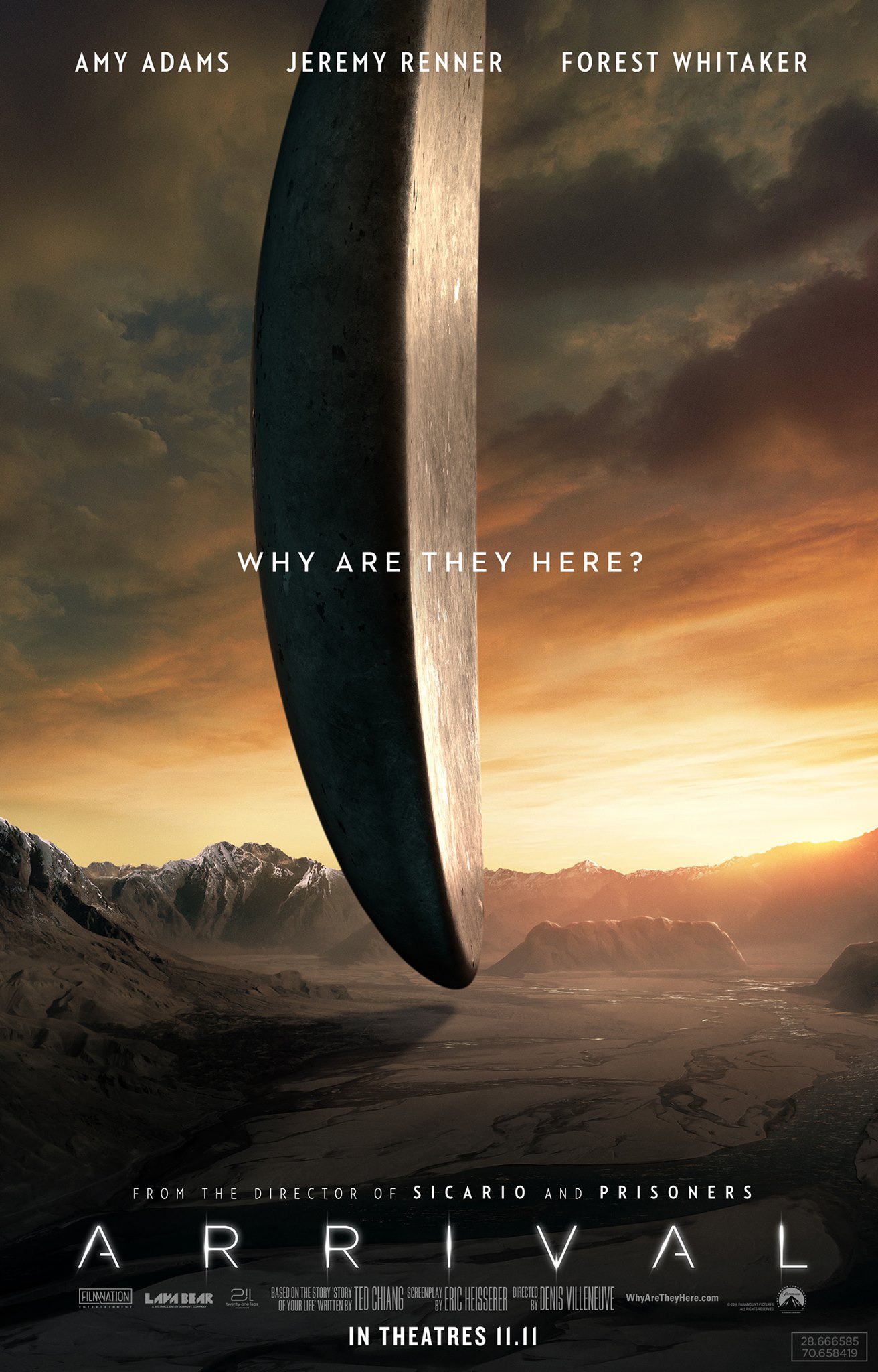 Mega Sized Movie Poster Image for Arrival (#3 of 20)