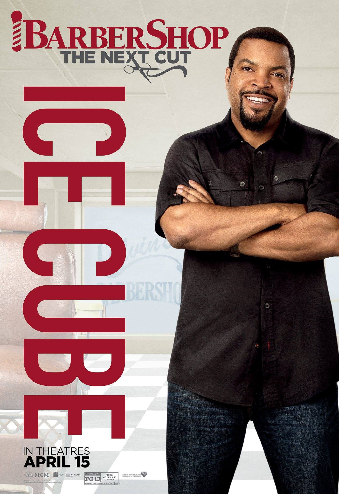 Mega Sized Movie Poster Image for Barbershop: The Next Cut (#3 of 10)