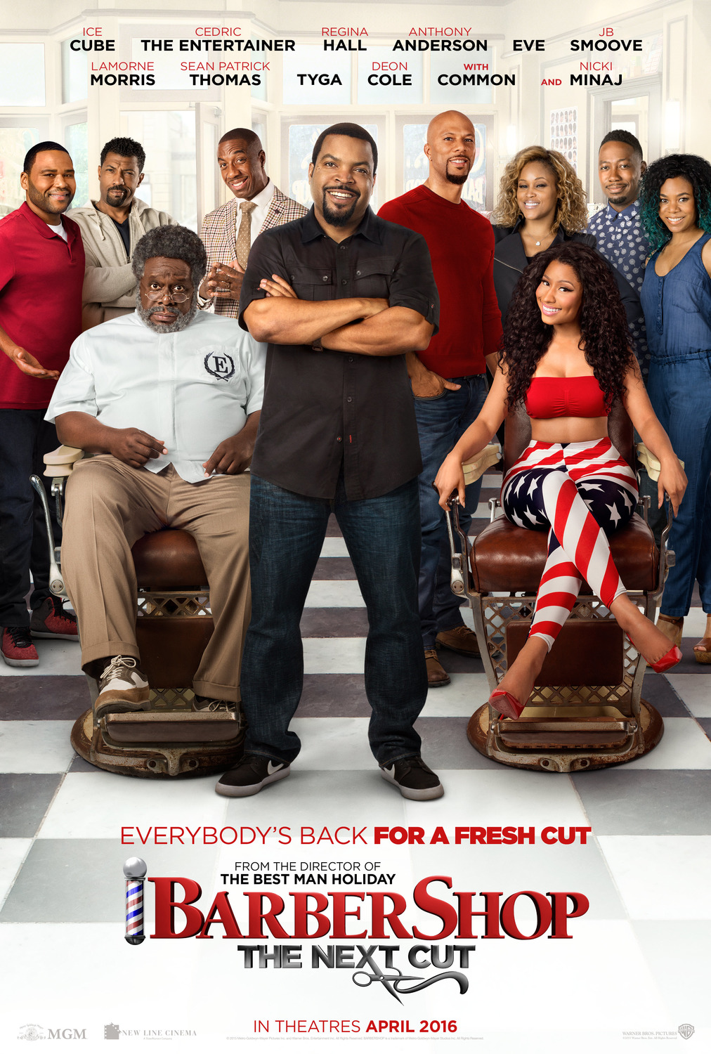 Extra Large Movie Poster Image for Barbershop: The Next Cut (#1 of 10)