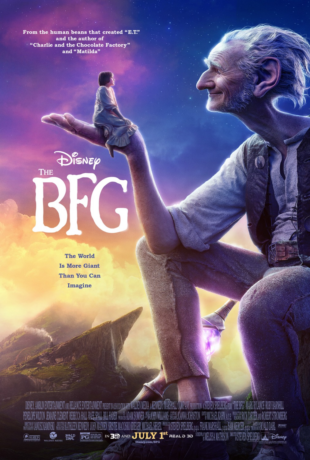 Extra Large Movie Poster Image for The BFG (#2 of 7)
