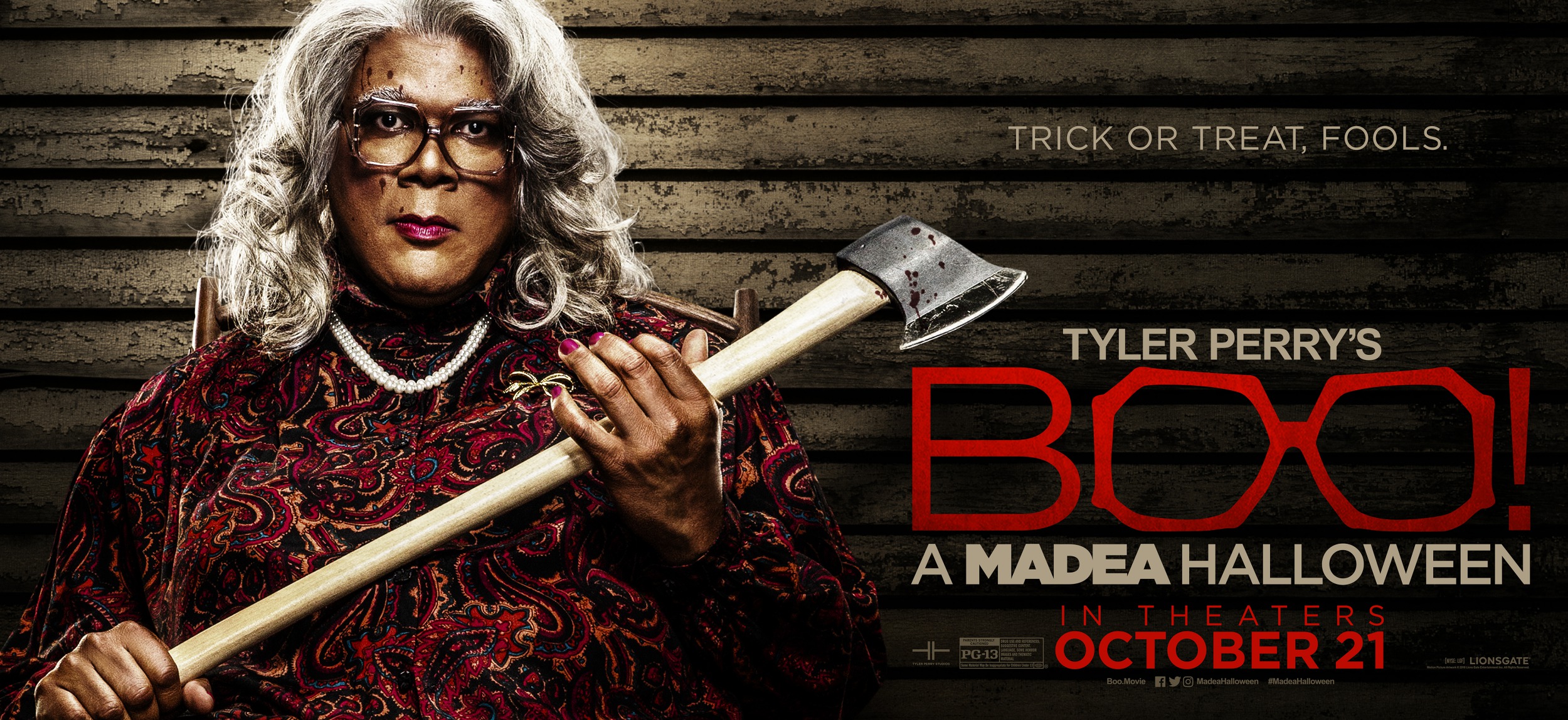 Mega Sized Movie Poster Image for Boo! A Madea Halloween (#5 of 9)