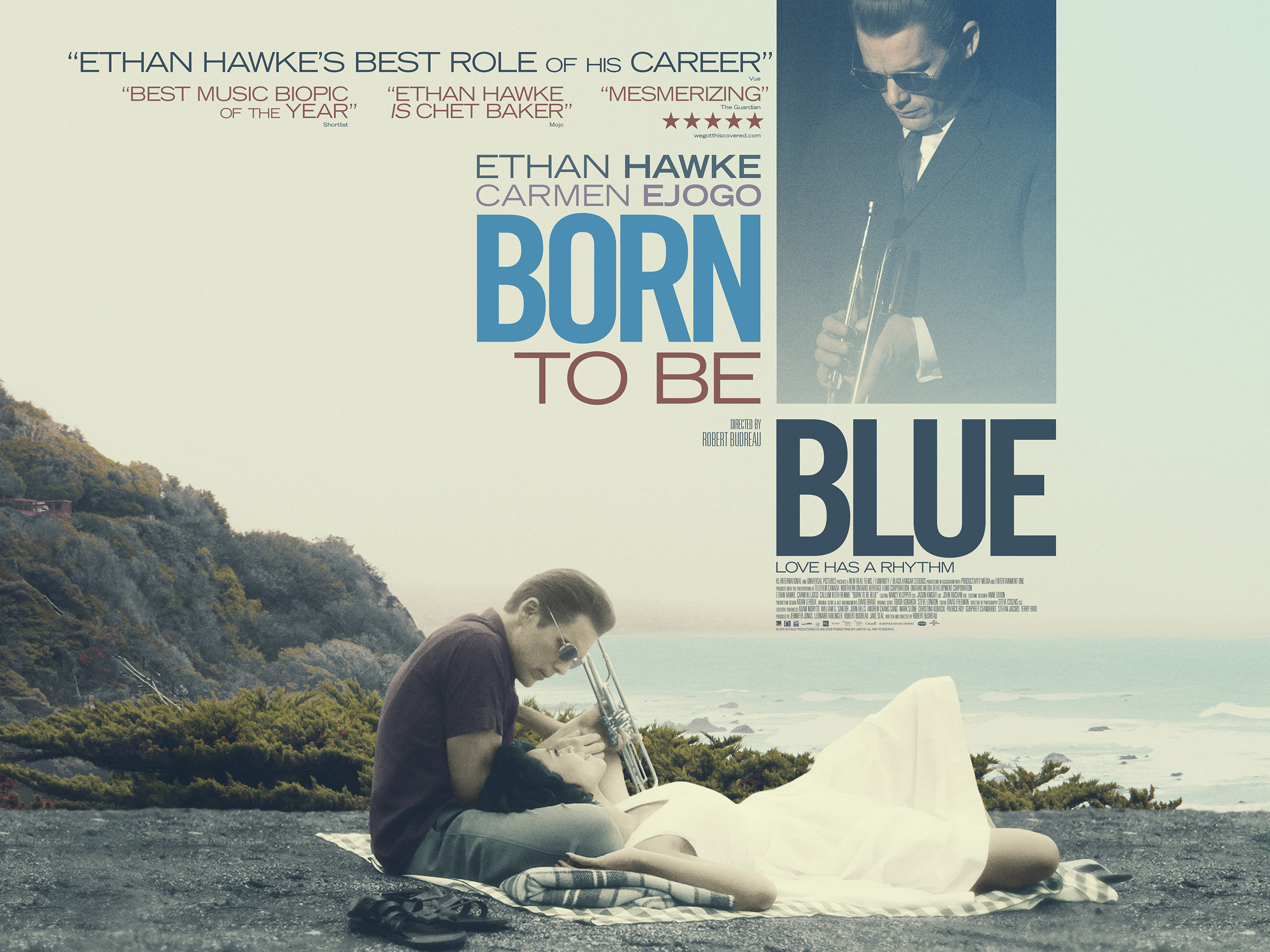 Mega Sized Movie Poster Image for Born to Be Blue (#2 of 2)