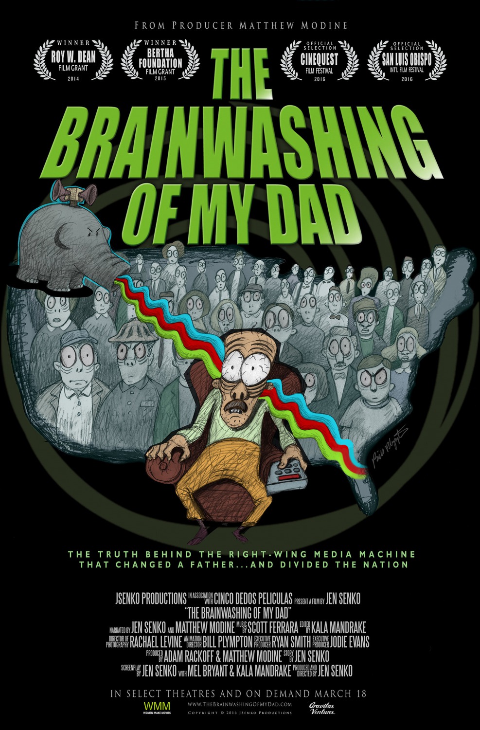Extra Large Movie Poster Image for The Brainwashing of My Dad 