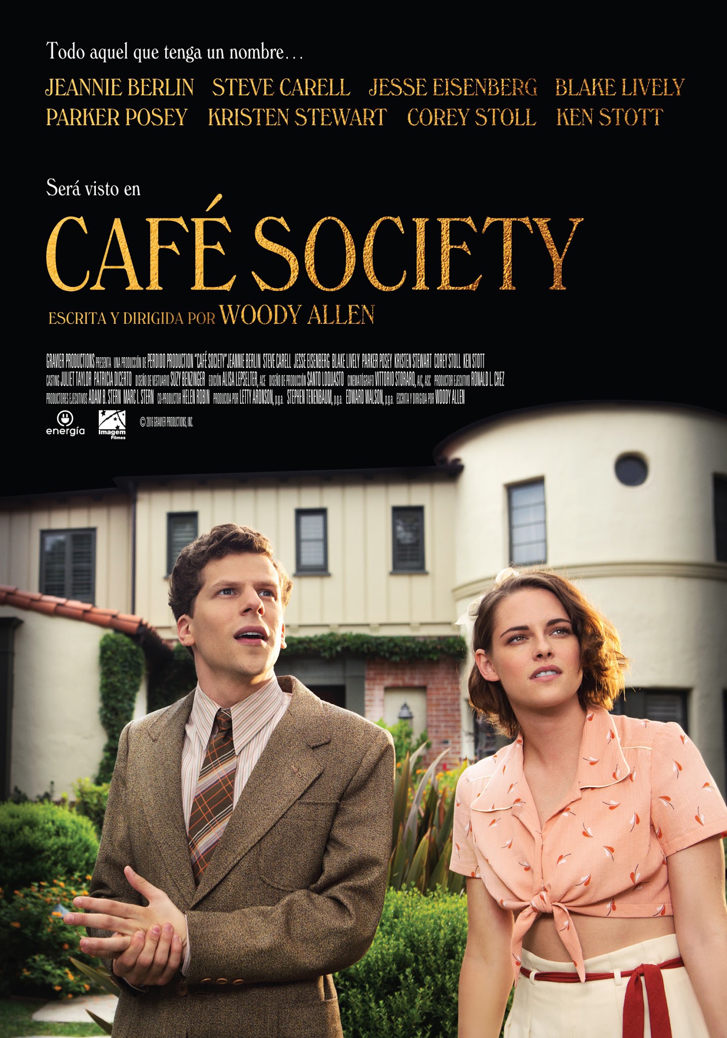 Mega Sized Movie Poster Image for Café Society (#2 of 4)