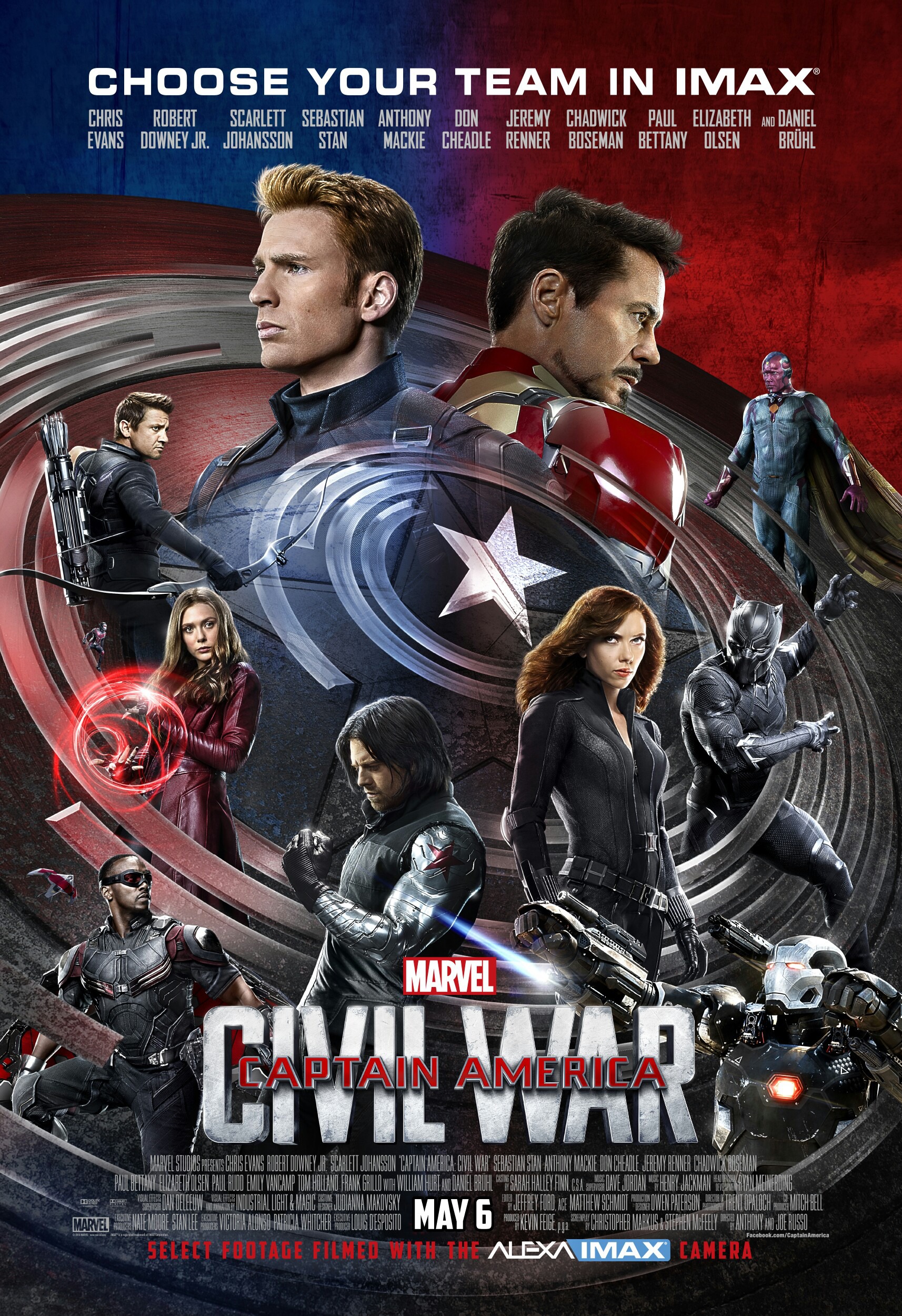 Captain America Civil War 18 Of 42 Mega Sized Movie Poster Image 