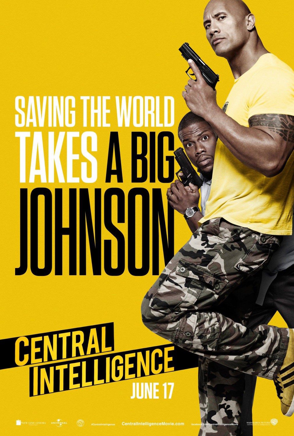 Extra Large Movie Poster Image for Central Intelligence (#1 of 3)
