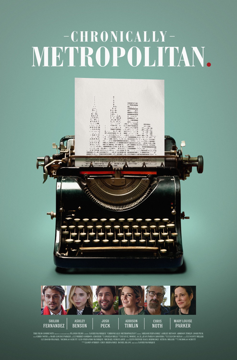 Extra Large Movie Poster Image for Chronically Metropolitan 