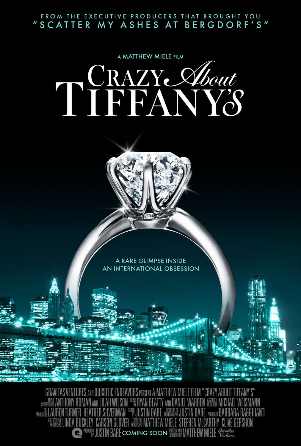 Extra Large Movie Poster Image for Crazy About Tiffany's 