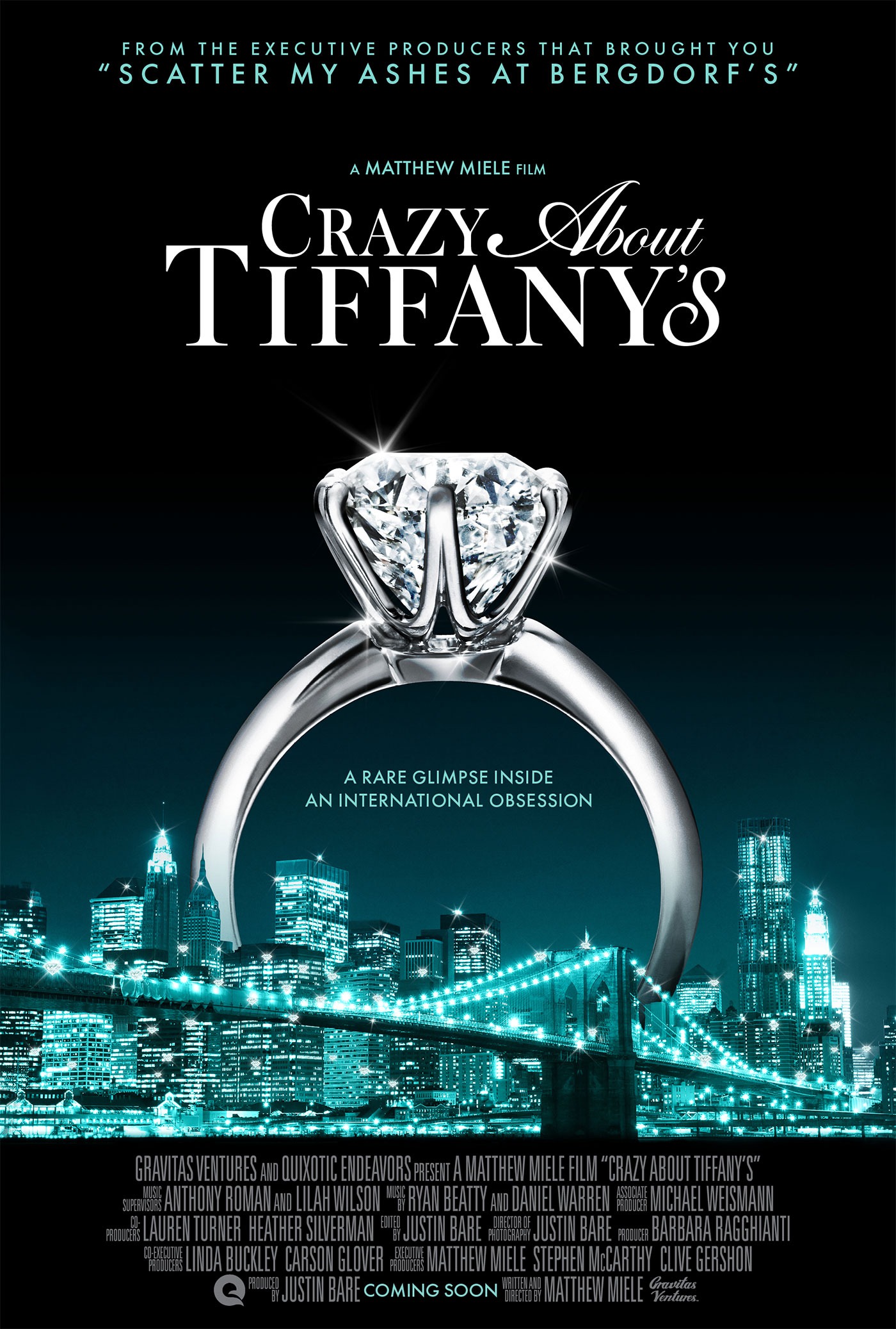 Mega Sized Movie Poster Image for Crazy About Tiffany's 