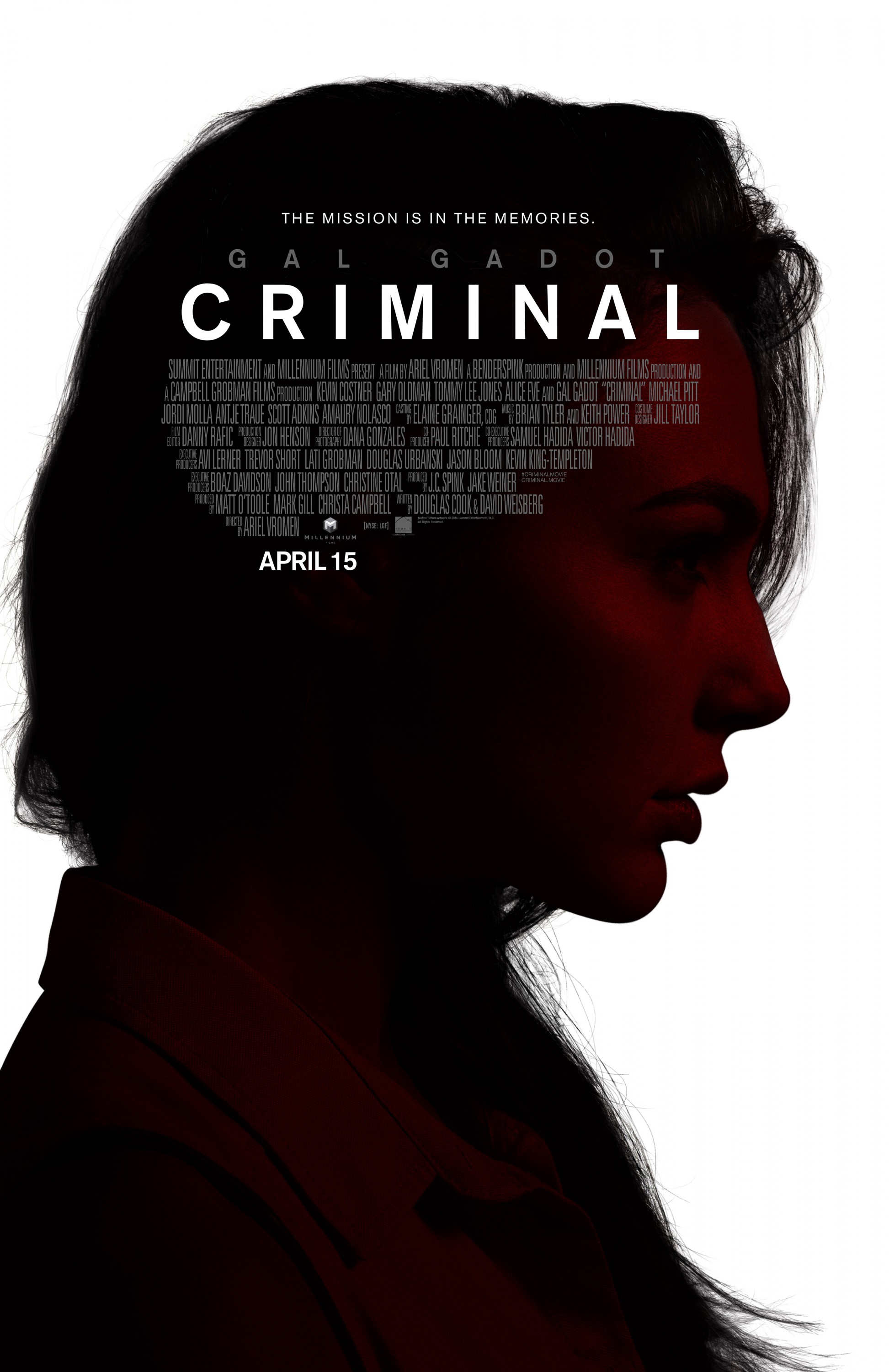 Mega Sized Movie Poster Image for Criminal (#2 of 10)