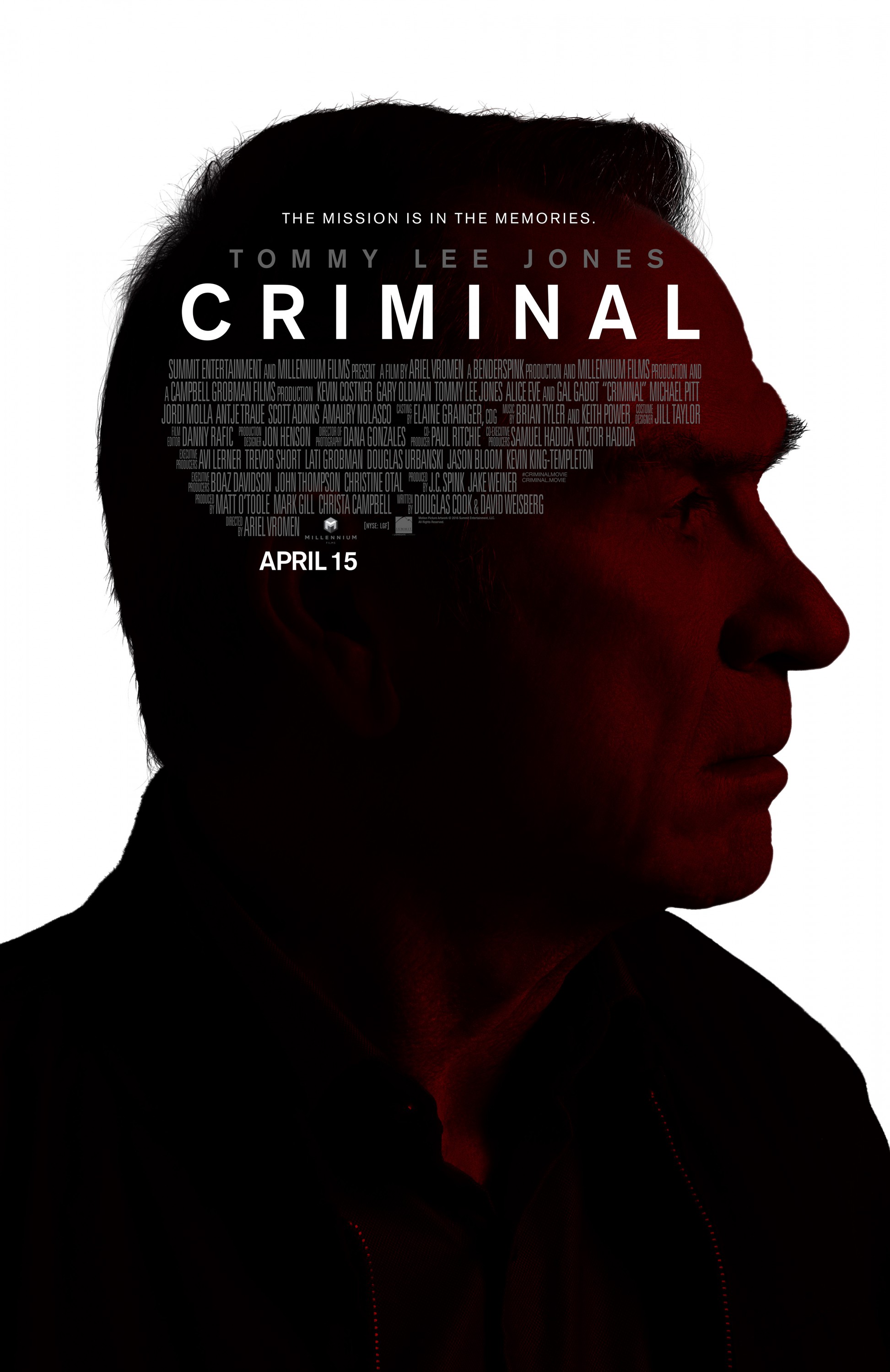 Mega Sized Movie Poster Image for Criminal (#4 of 10)