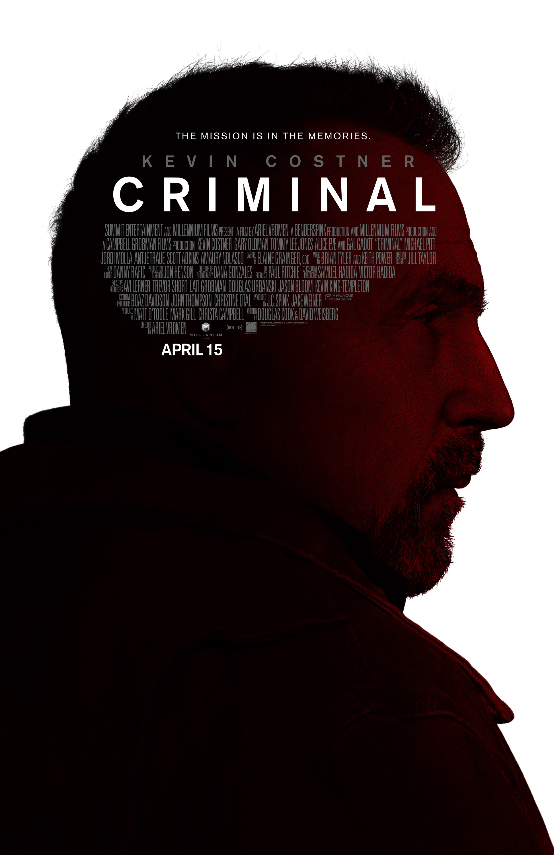 Mega Sized Movie Poster Image for Criminal (#1 of 10)