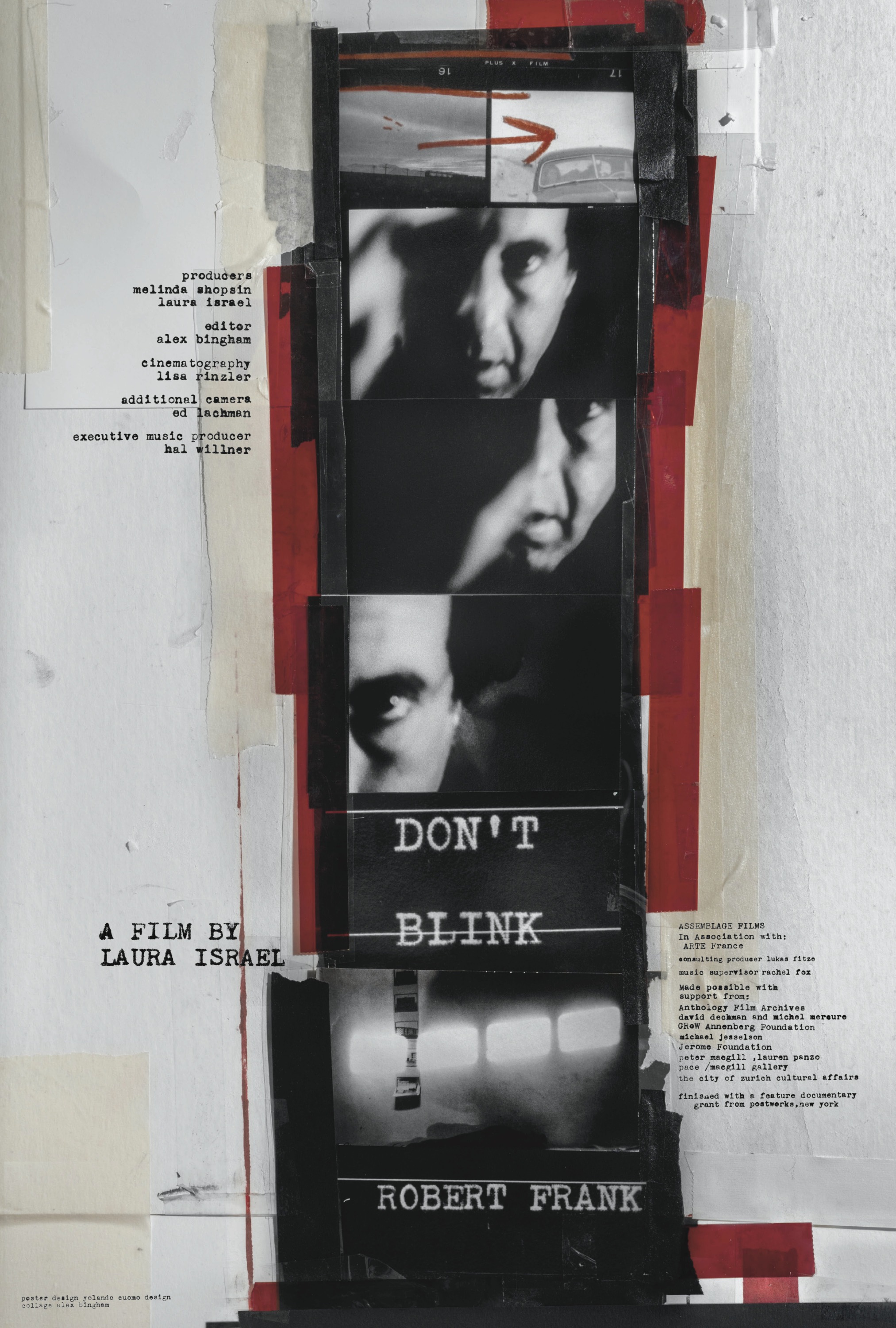 Mega Sized Movie Poster Image for Don't Blink - Robert Frank 