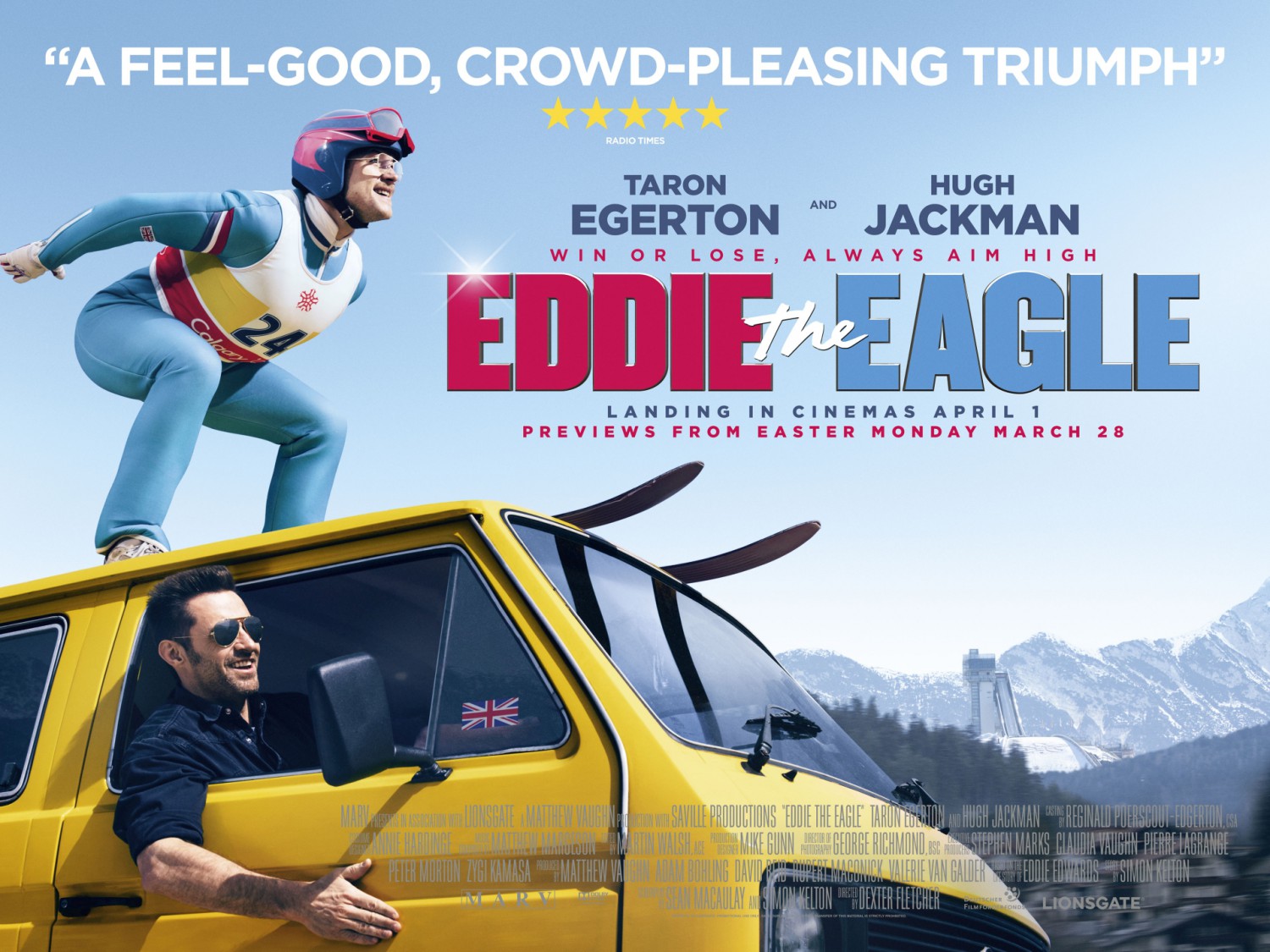 Extra Large Movie Poster Image for Eddie the Eagle (#3 of 7)