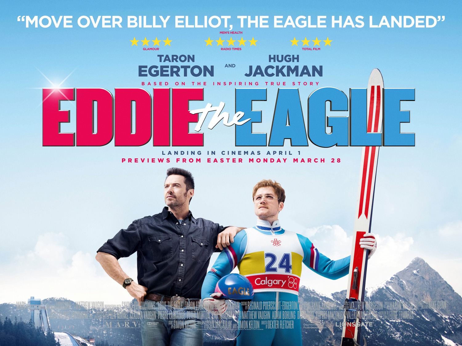 Extra Large Movie Poster Image for Eddie the Eagle (#7 of 7)