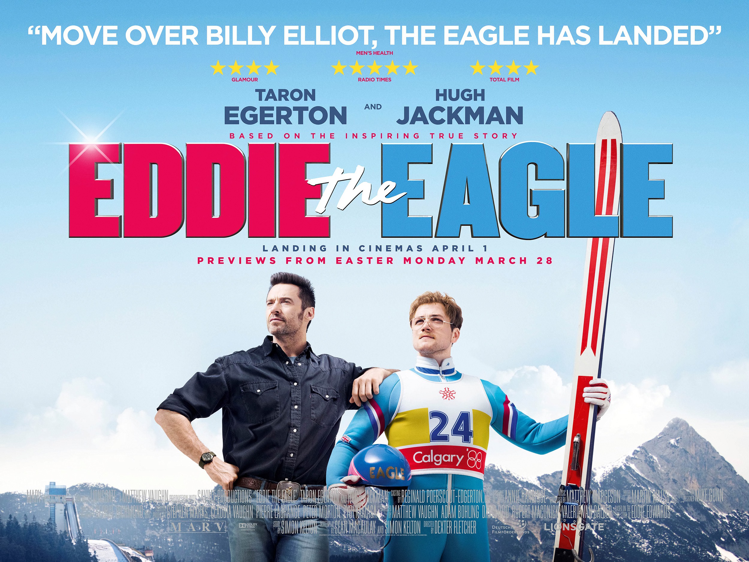 Mega Sized Movie Poster Image for Eddie the Eagle (#7 of 7)
