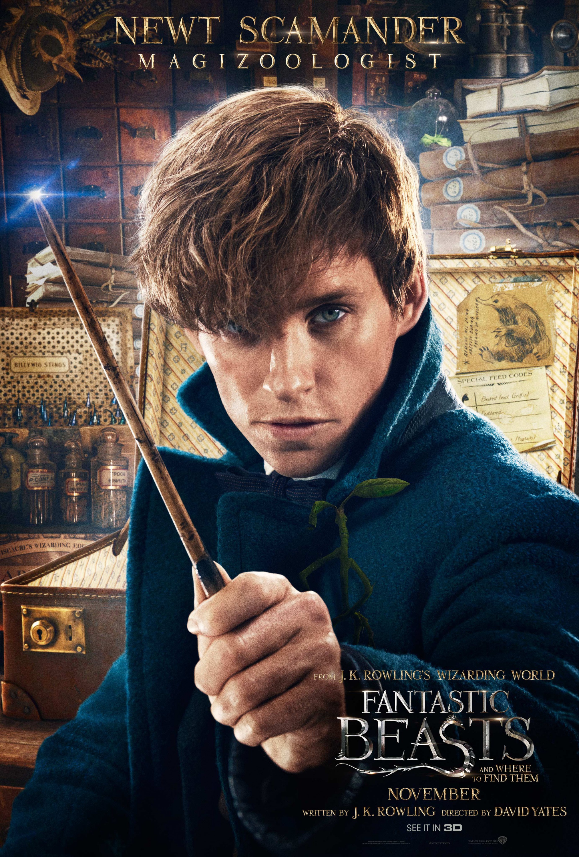 Mega Sized Movie Poster Image for Fantastic Beasts and Where to Find Them (#10 of 23)