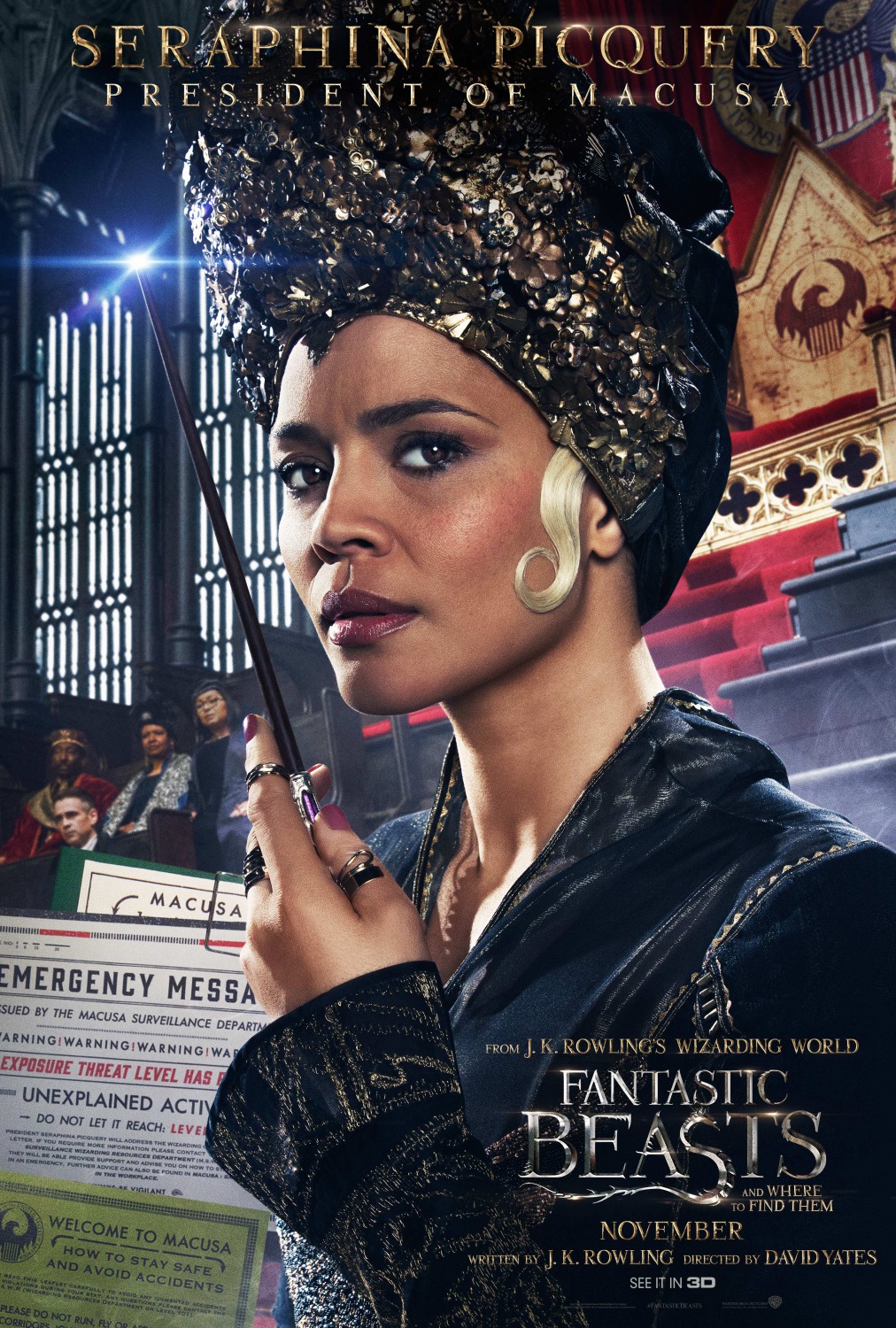 Extra Large Movie Poster Image for Fantastic Beasts and Where to Find Them (#12 of 23)