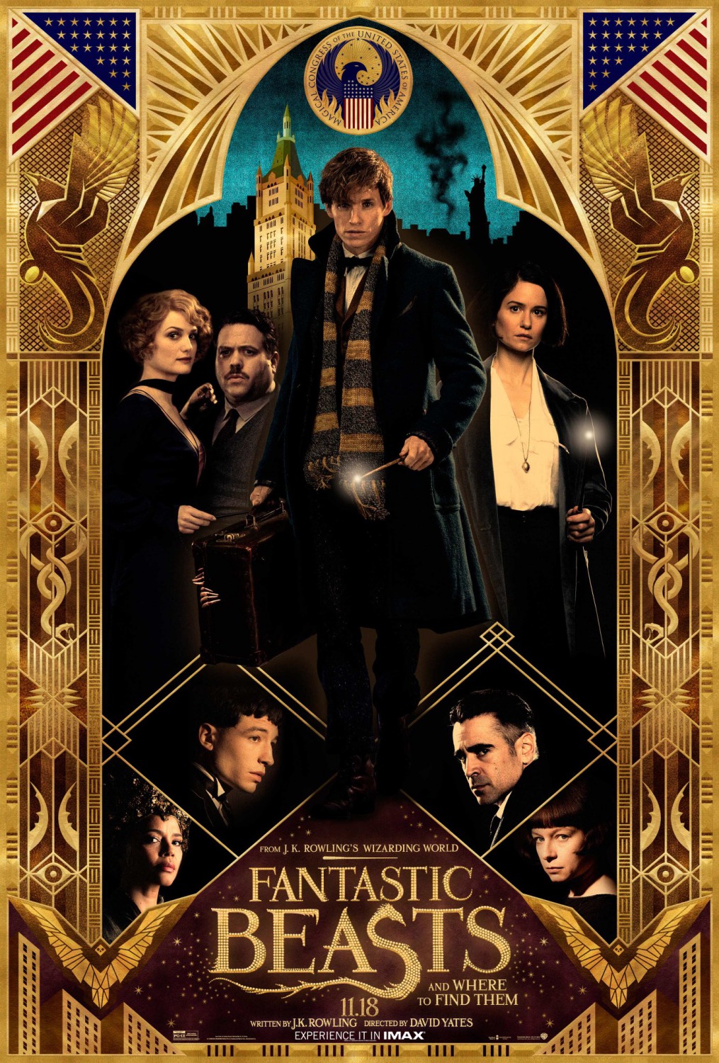 Extra Large Movie Poster Image for Fantastic Beasts and Where to Find Them (#15 of 23)