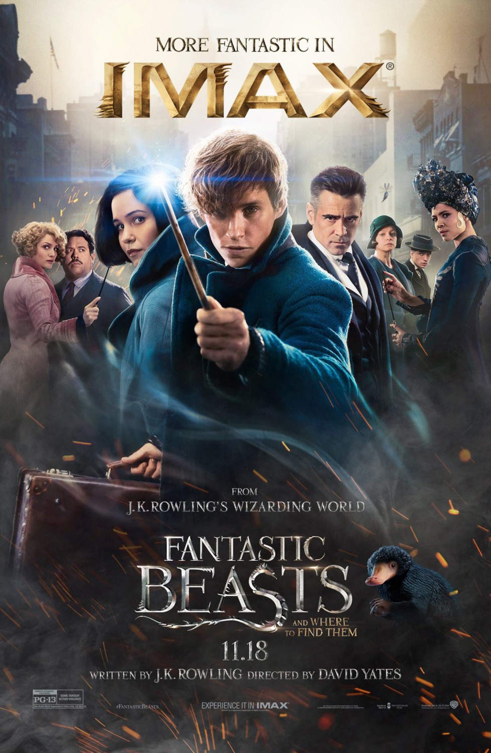 Extra Large Movie Poster Image for Fantastic Beasts and Where to Find Them (#16 of 23)