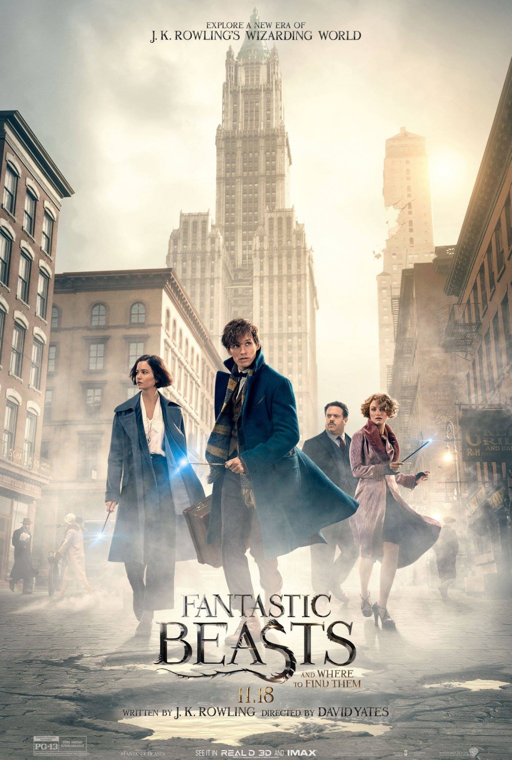 Extra Large Movie Poster Image for Fantastic Beasts and Where to Find Them (#4 of 23)