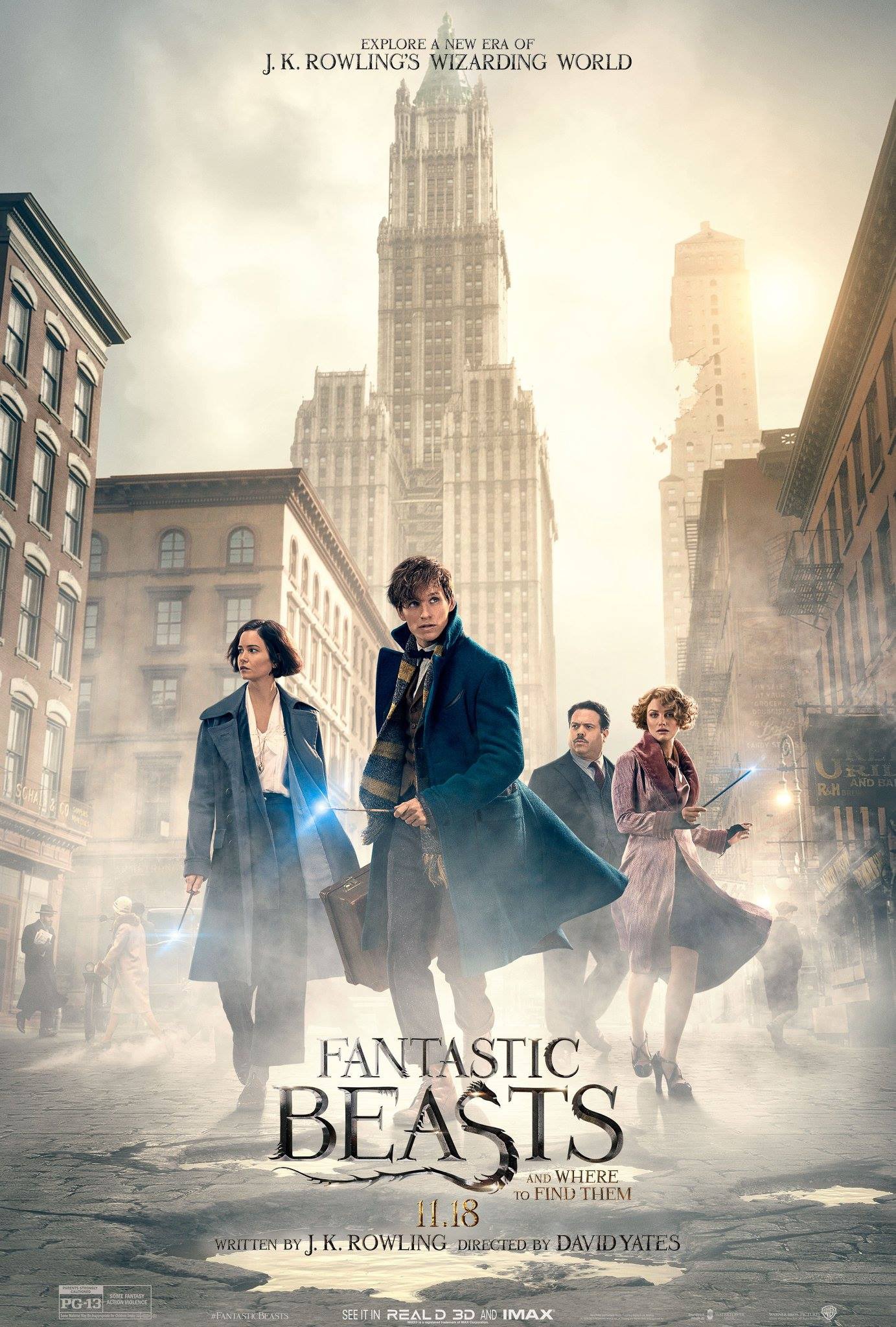 Mega Sized Movie Poster Image for Fantastic Beasts and Where to Find Them (#4 of 23)