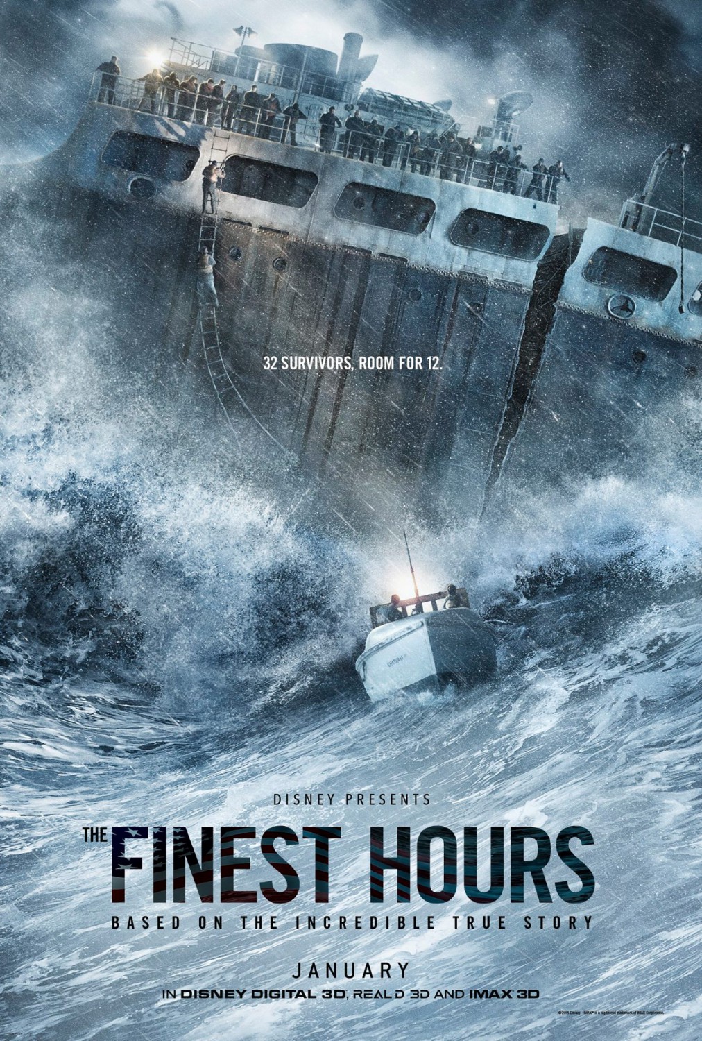 Extra Large Movie Poster Image for The Finest Hours (#1 of 3)