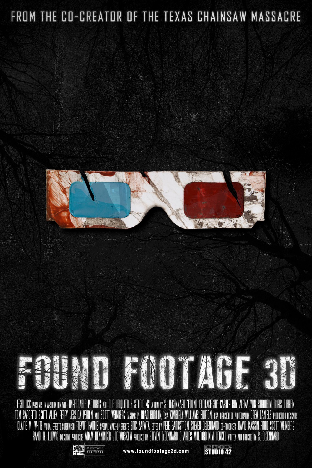 Extra Large Movie Poster Image for Found Footage 3D 