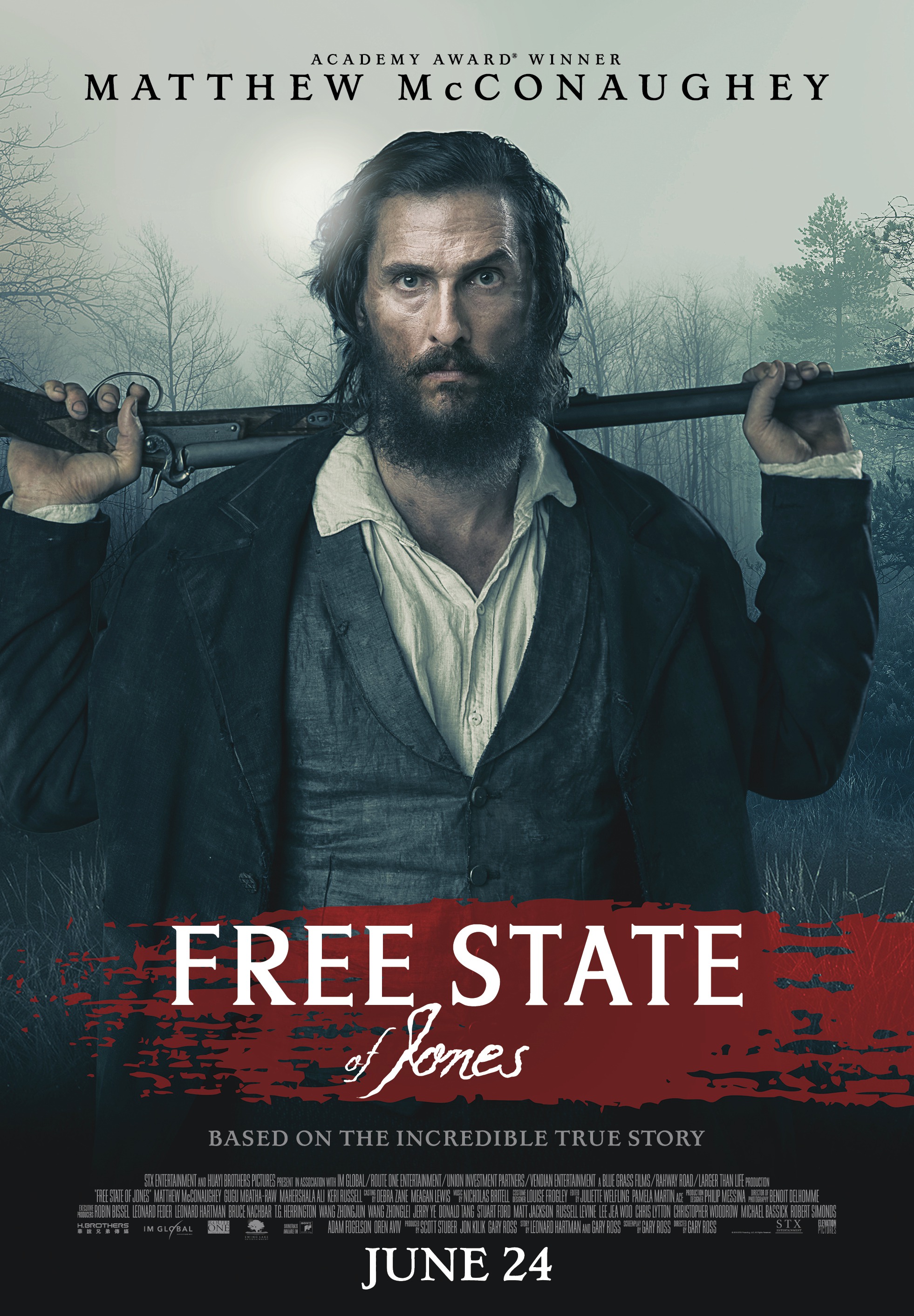 Mega Sized Movie Poster Image for Free State of Jones (#2 of 7)