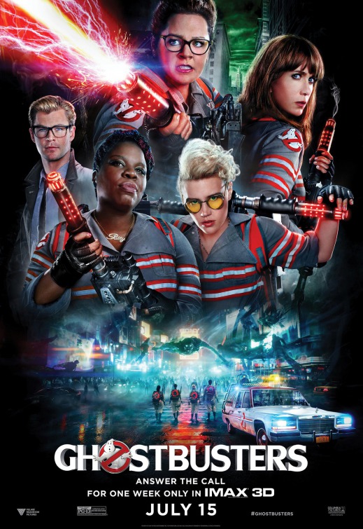 Image result for 2016 ghostbusters movie poster