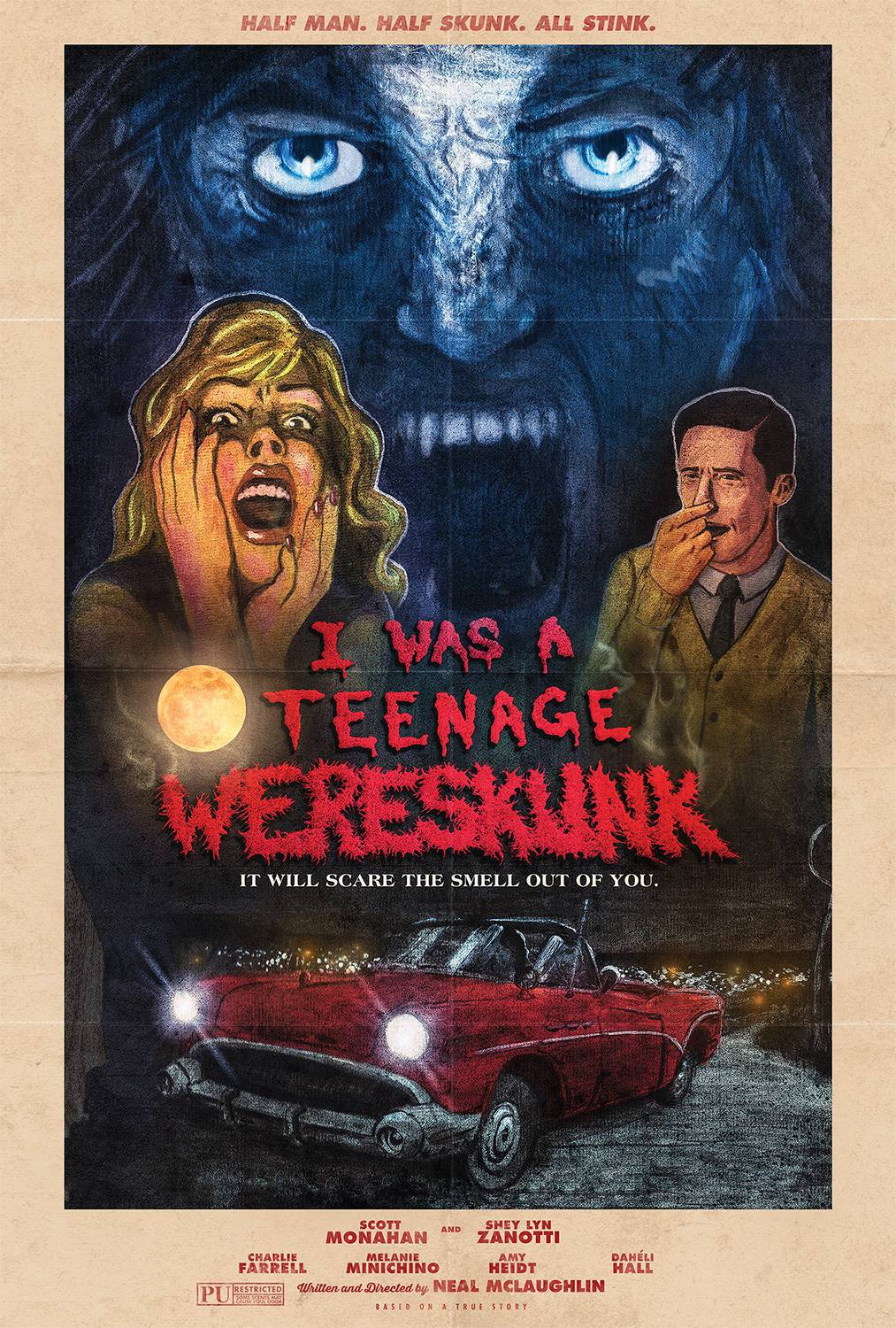 Extra Large Movie Poster Image for I Was a Teenage Wereskunk (#1 of 2)