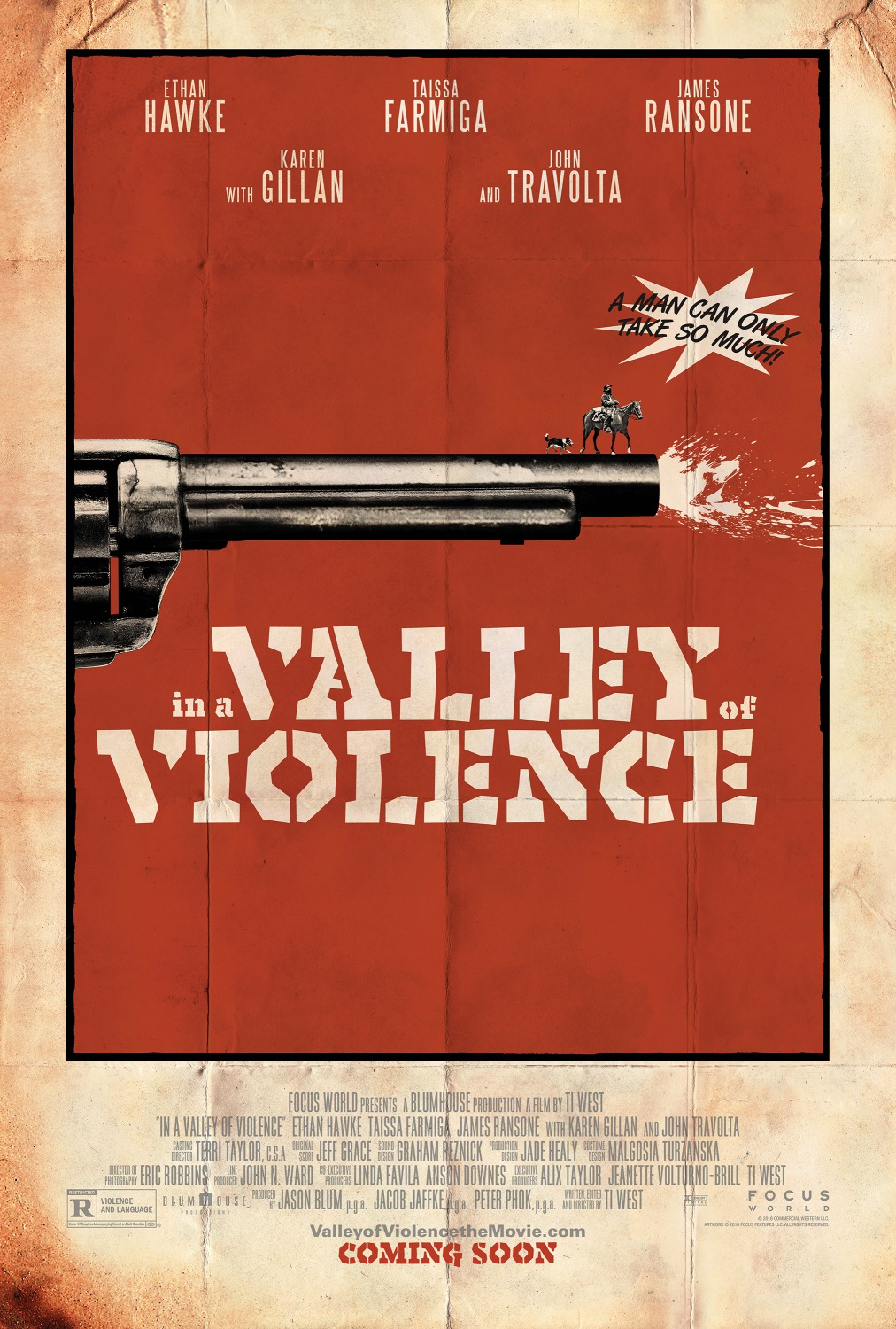 Extra Large Movie Poster Image for In a Valley of Violence (#1 of 2)