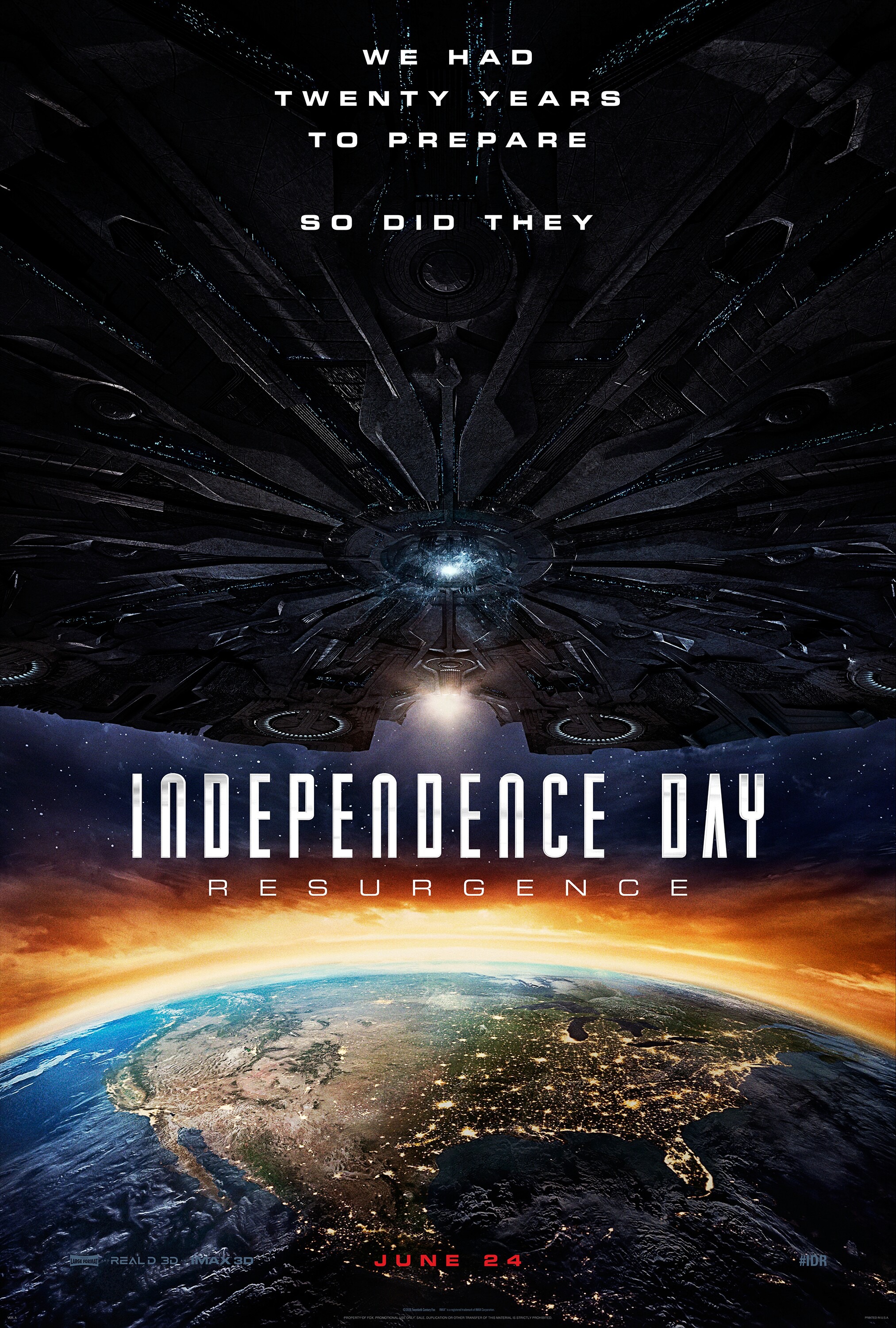 Mega Sized Movie Poster Image for Independence Day: Resurgence (#1 of 25)