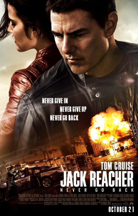 Kuvahaun tulos haulle jack reacher never go back film poster