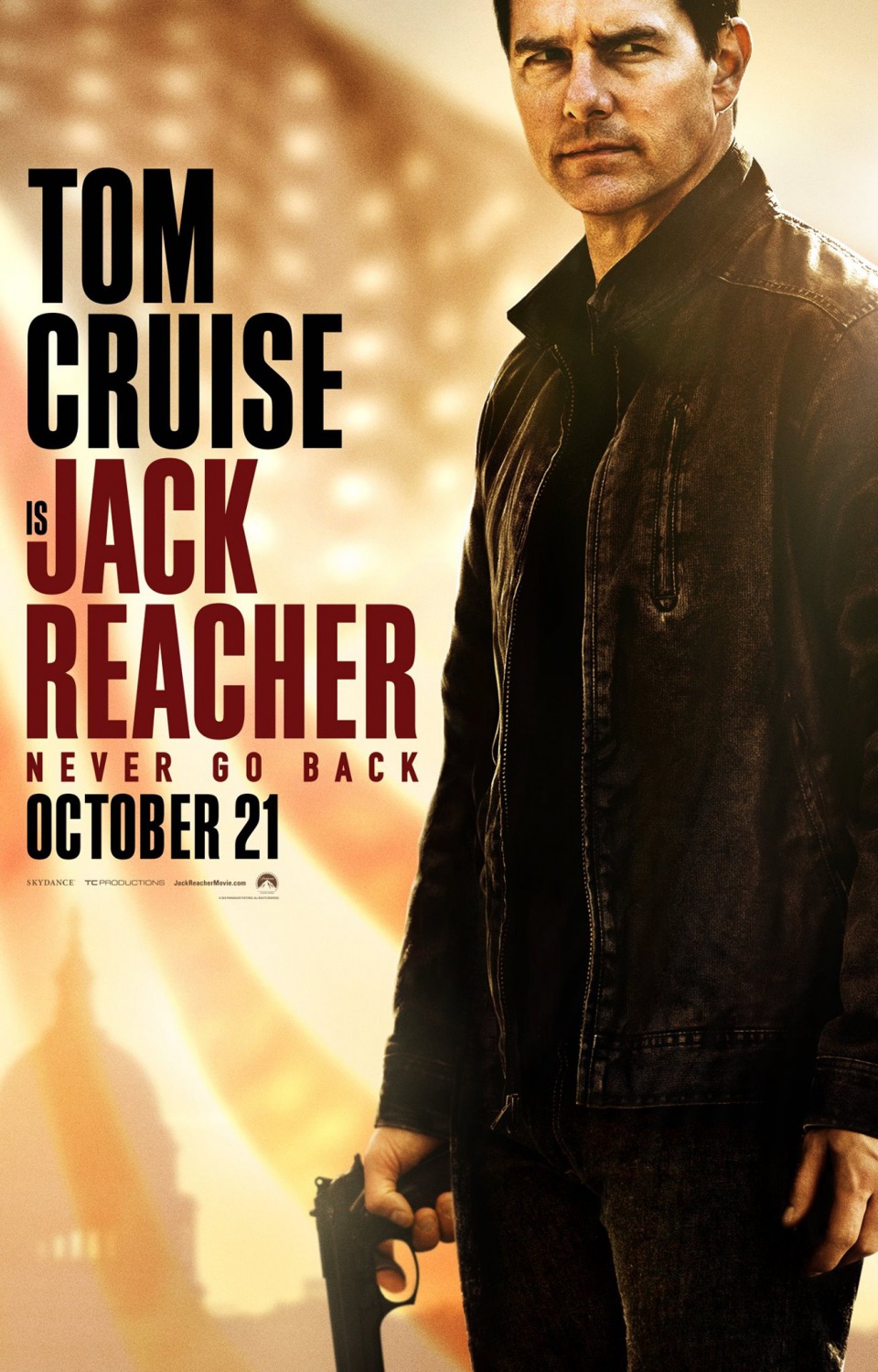 Extra Large Movie Poster Image for Jack Reacher: Never Go Back (#3 of 5)