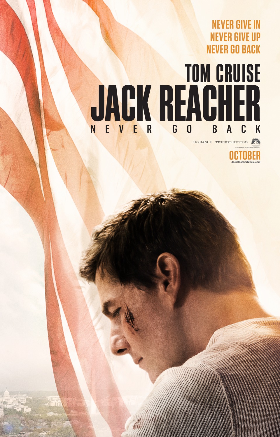 Extra Large Movie Poster Image for Jack Reacher: Never Go Back (#1 of 5)