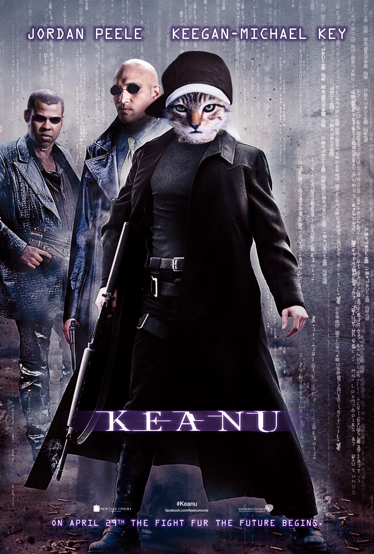 Mega Sized Movie Poster Image for Keanu (#12 of 13)
