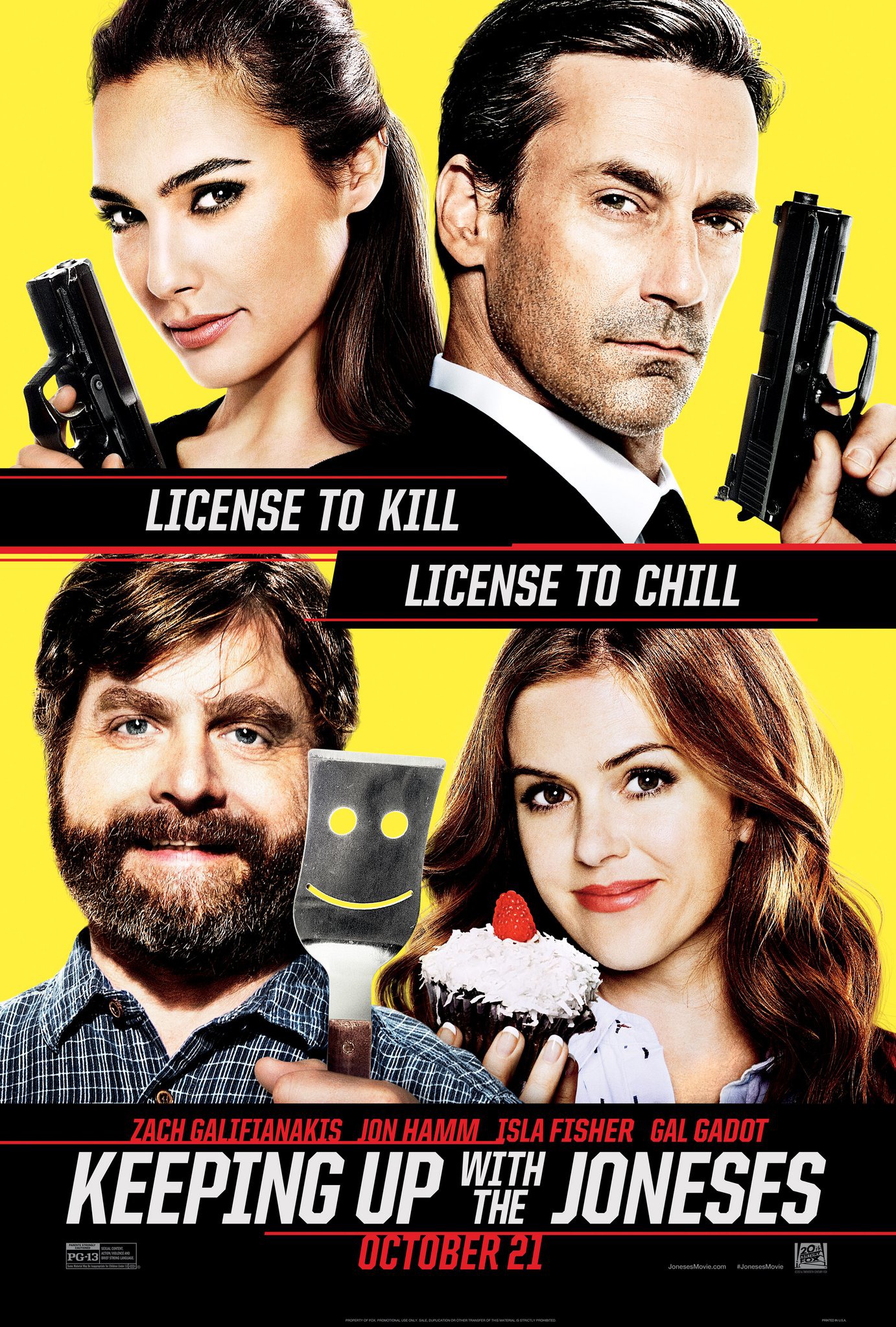 Mega Sized Movie Poster Image for Keeping Up with the Joneses (#1 of 3)