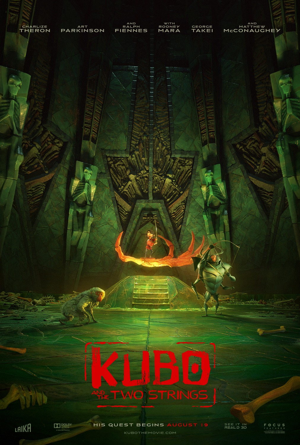 Extra Large Movie Poster Image for Kubo and the Two Strings (#10 of 15)