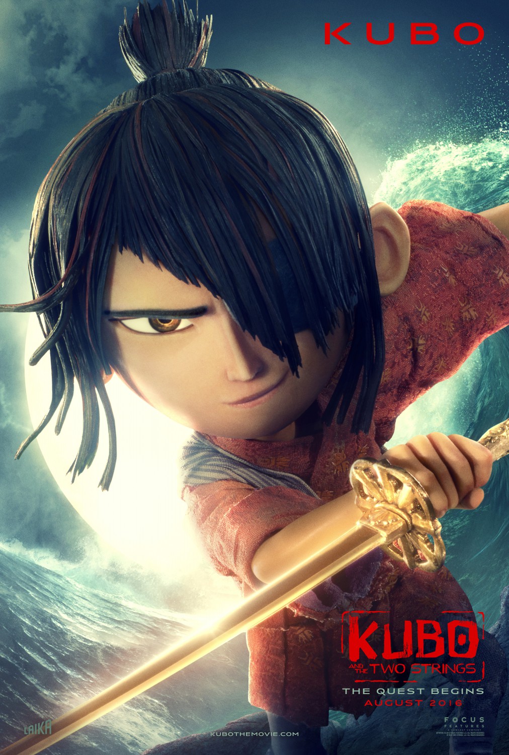 Extra Large Movie Poster Image for Kubo and the Two Strings (#2 of 15)