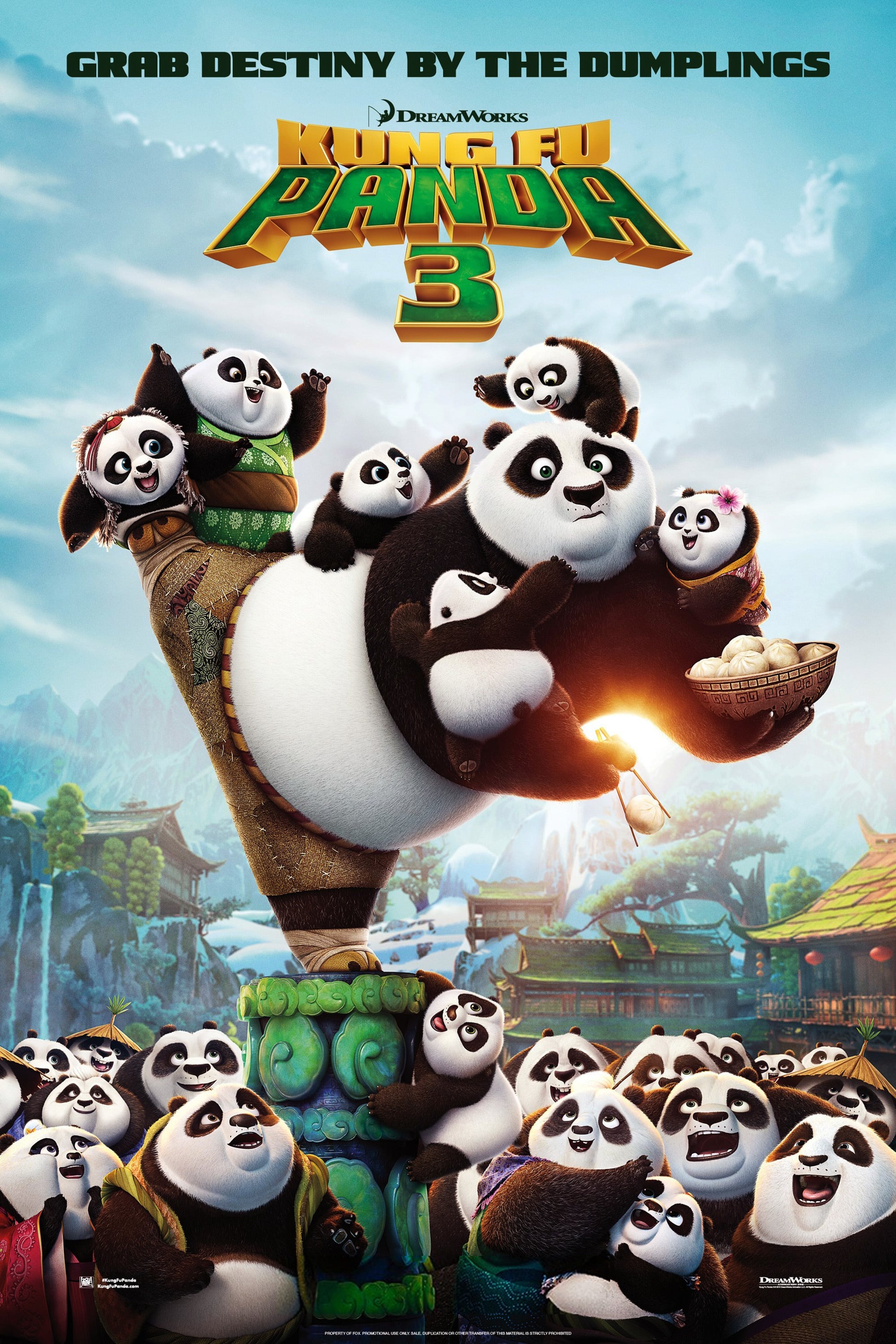 Mega Sized Movie Poster Image for Kung Fu Panda 3 (#3 of 22)