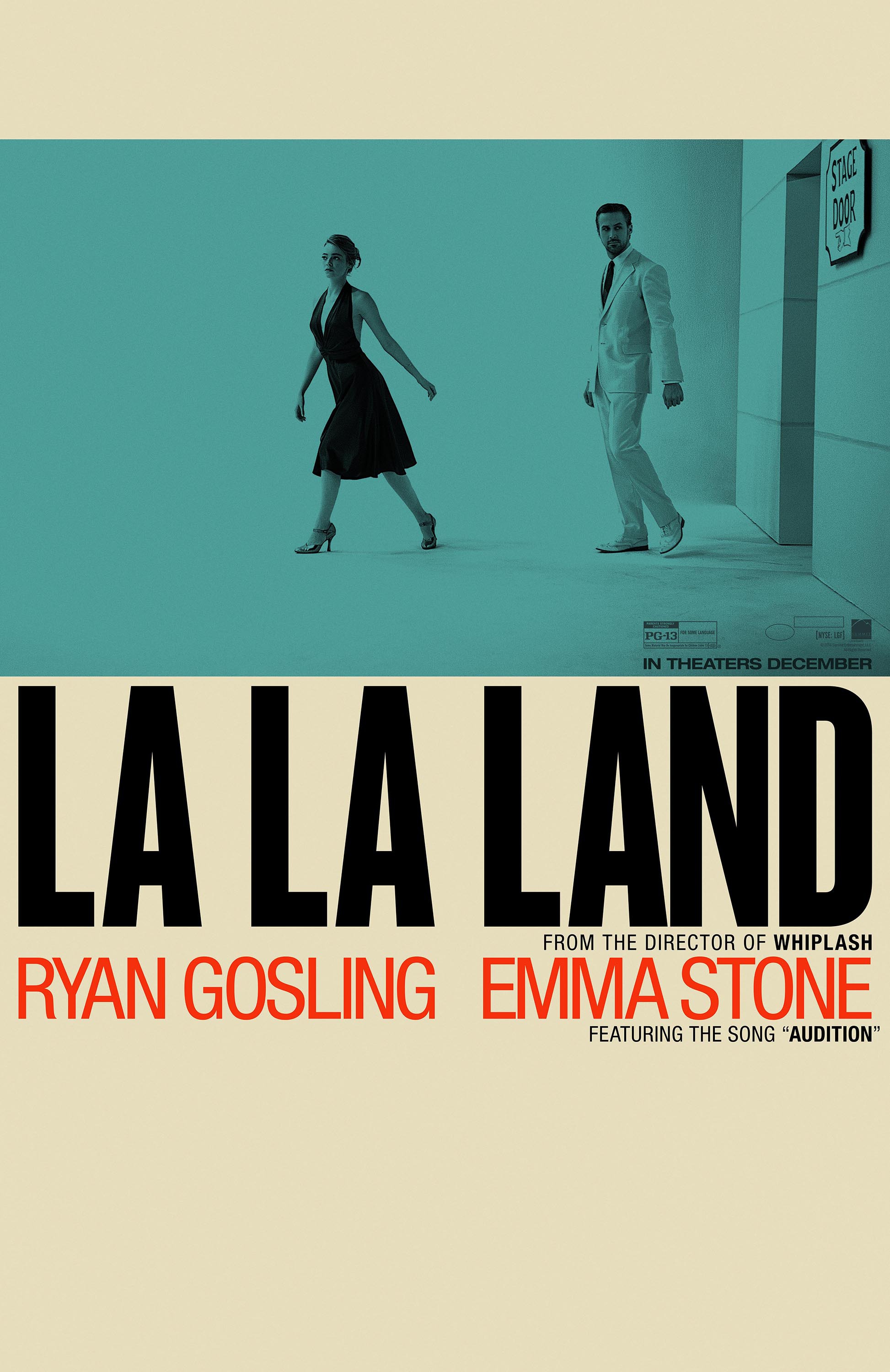 Mega Sized Movie Poster Image for La La Land (#2 of 18)