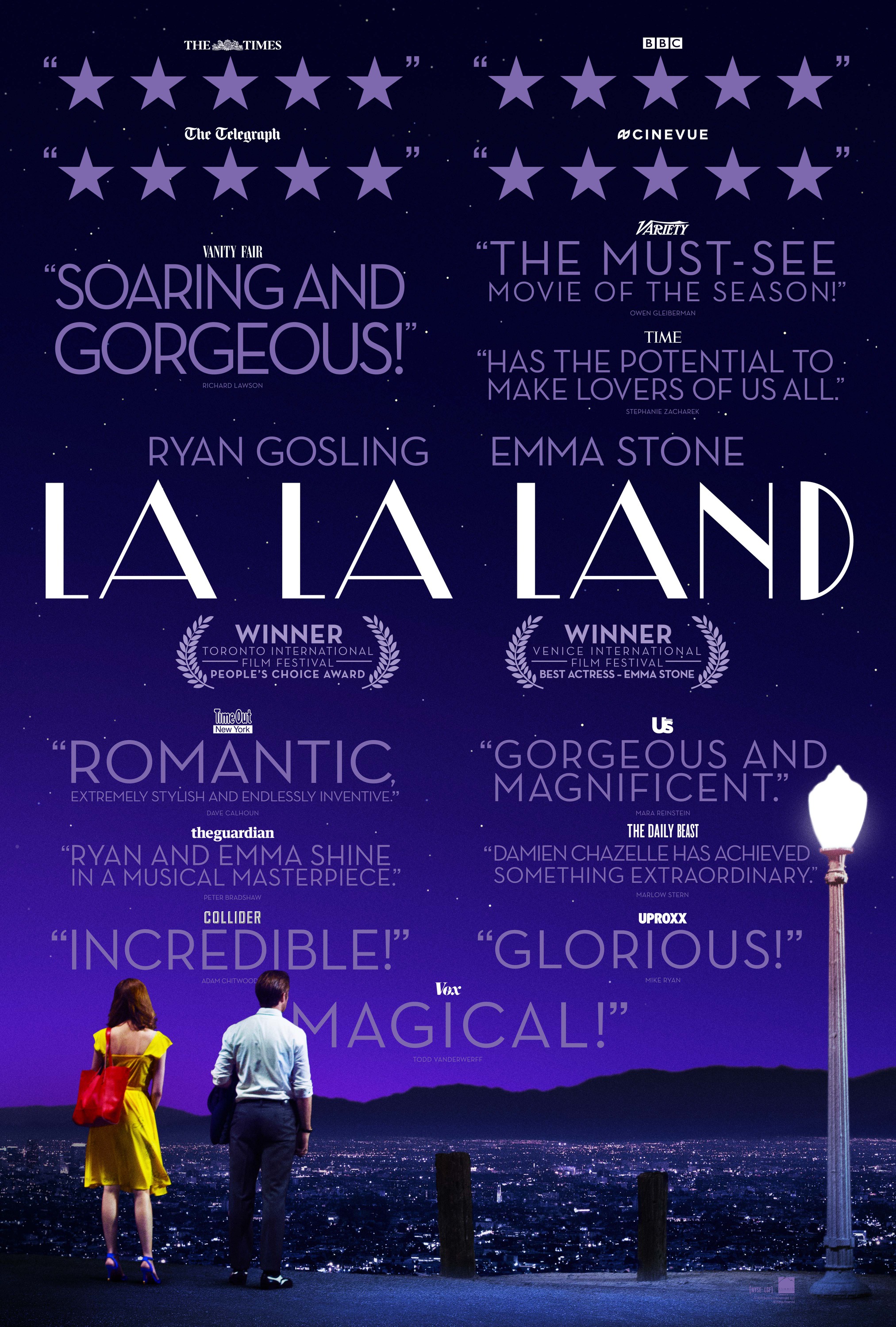Mega Sized Movie Poster Image for La La Land (#4 of 18)