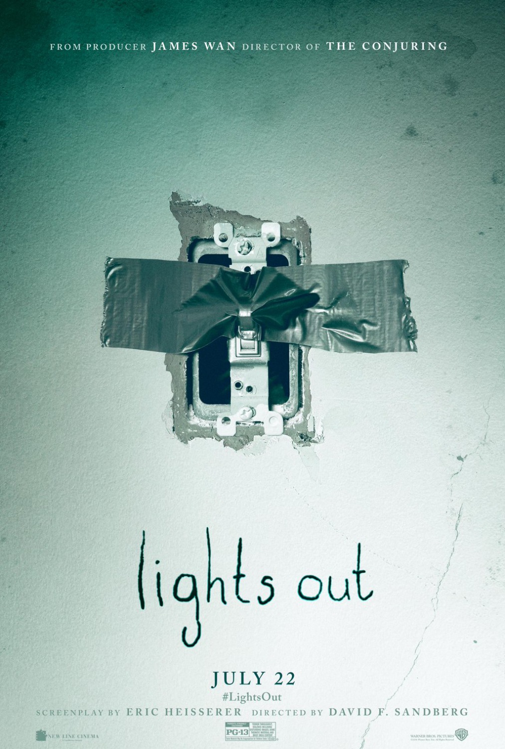 Extra Large Movie Poster Image for Lights Out (#1 of 3)