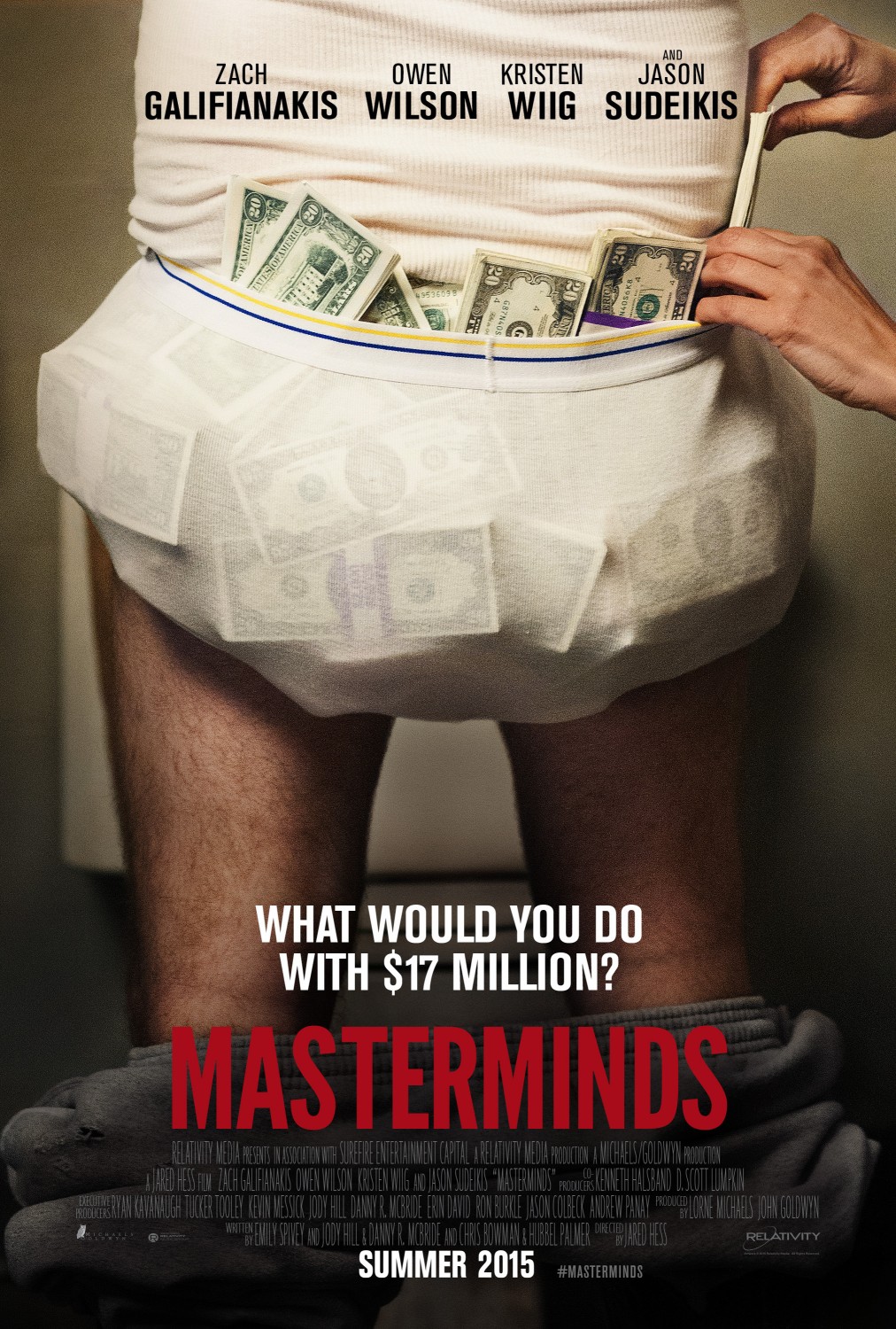 Extra Large Movie Poster Image for Masterminds (#1 of 9)
