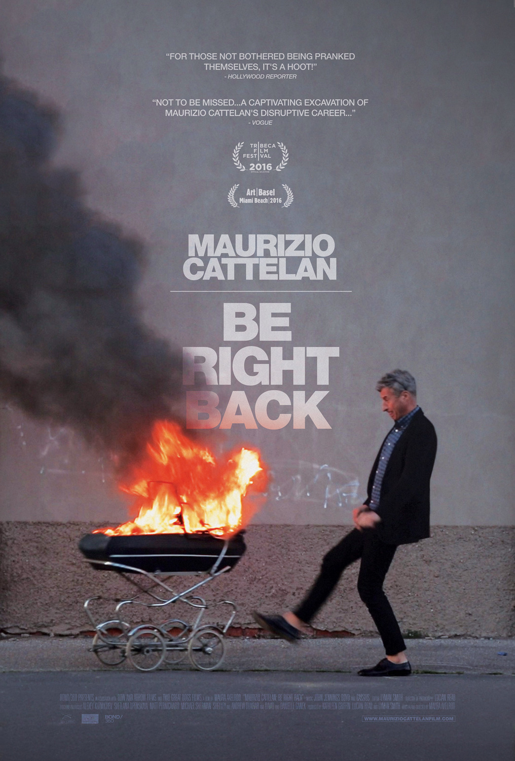 Extra Large Movie Poster Image for Maurizio Cattelan: Be Right Back 