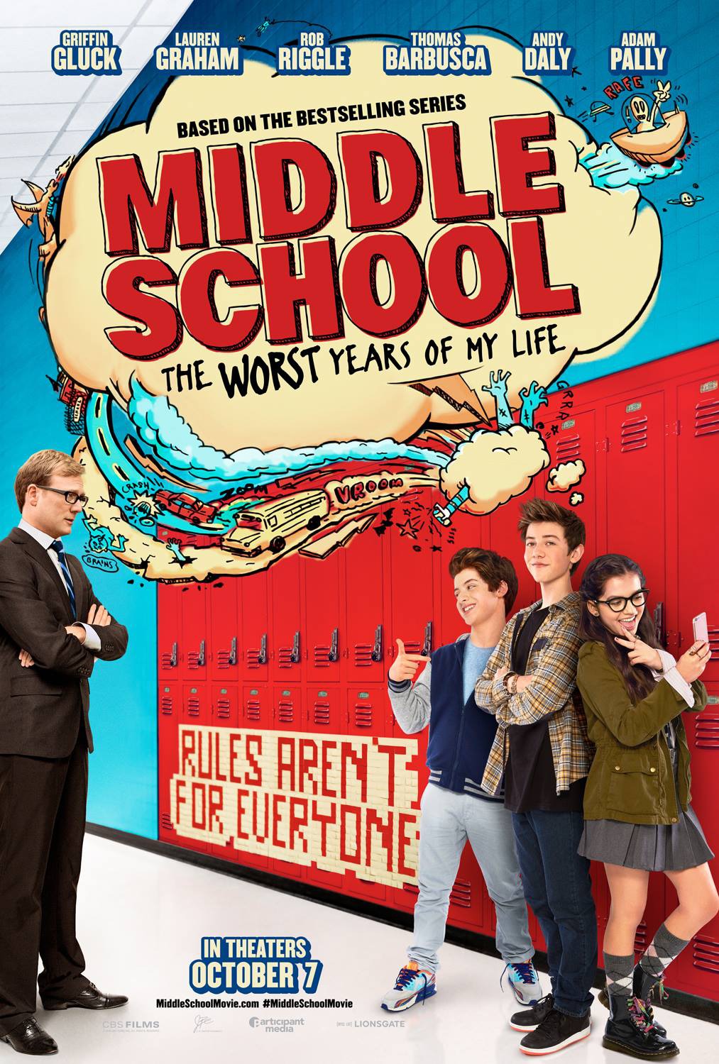 Extra Large Movie Poster Image for Middle School: The Worst Years of My Life (#3 of 4)
