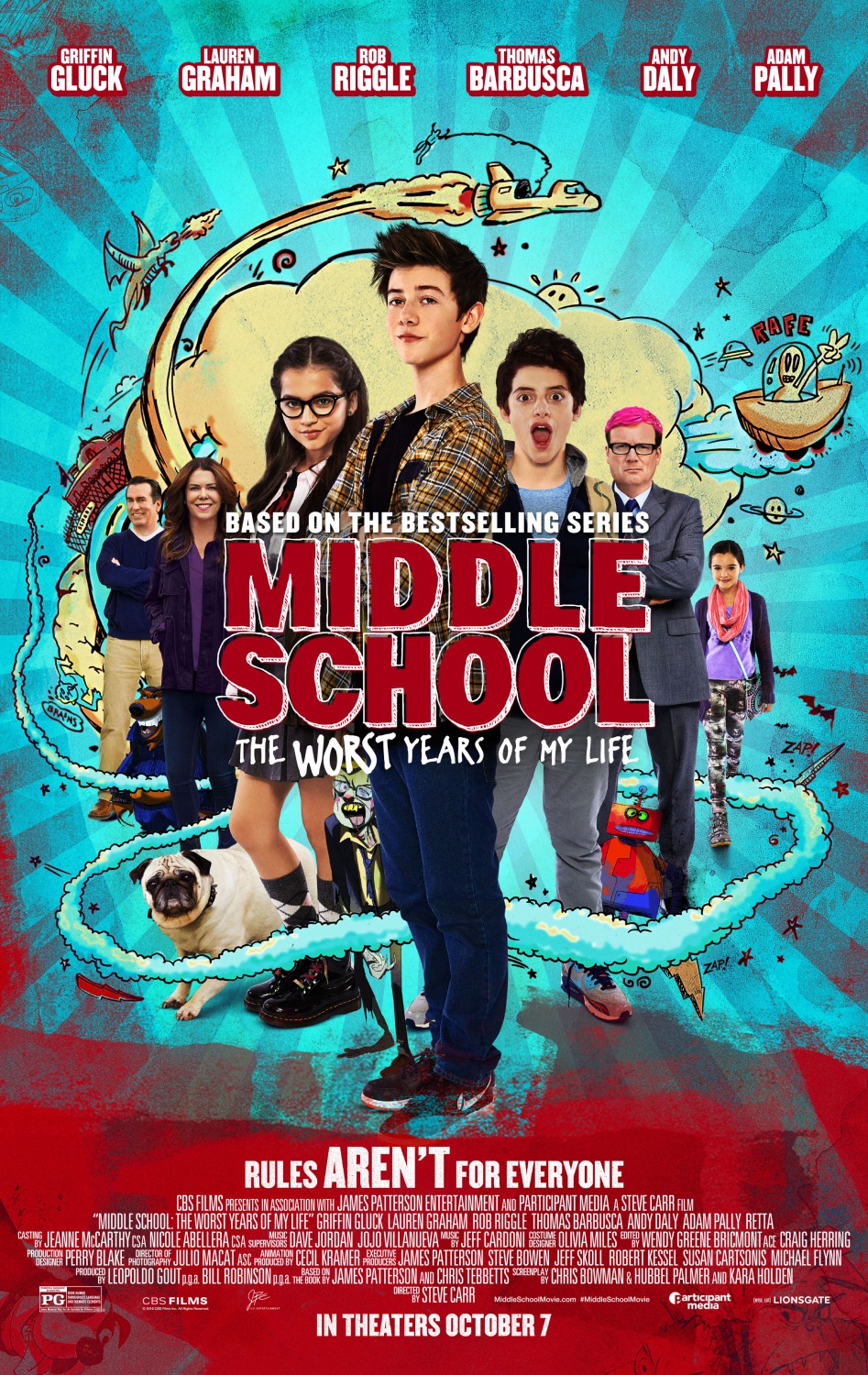 Extra Large Movie Poster Image for Middle School: The Worst Years of My Life (#4 of 4)